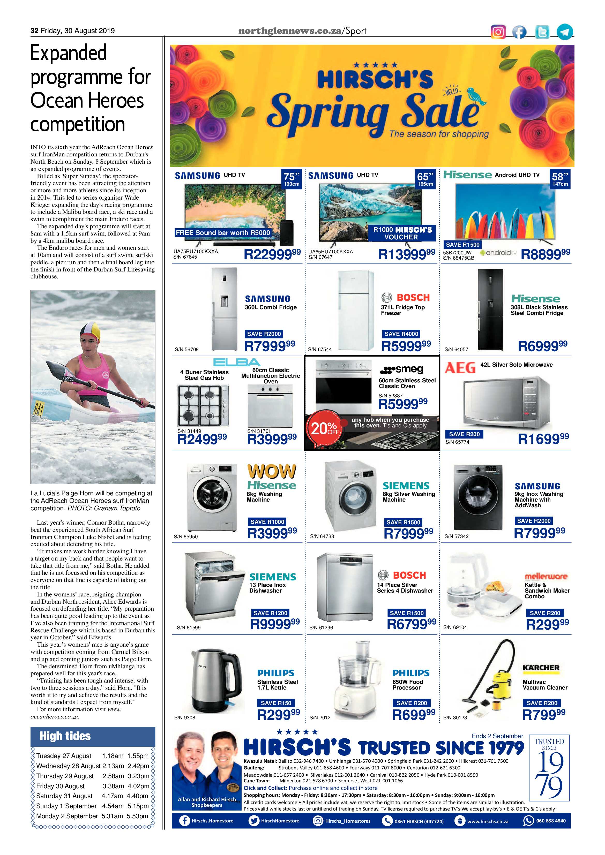 Northglen News 30 August 2019 page 32