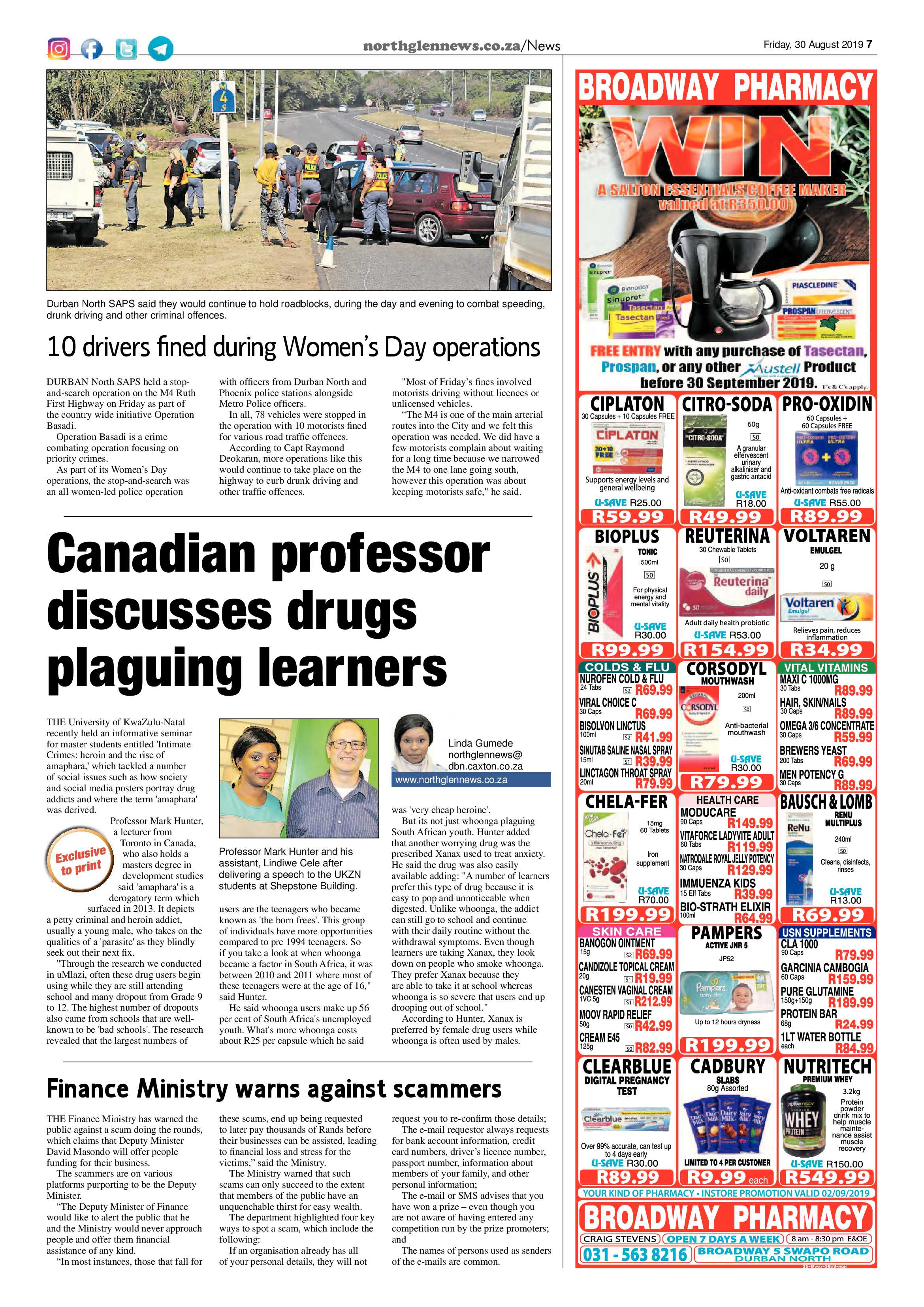Northglen News 30 August 2019 page 7