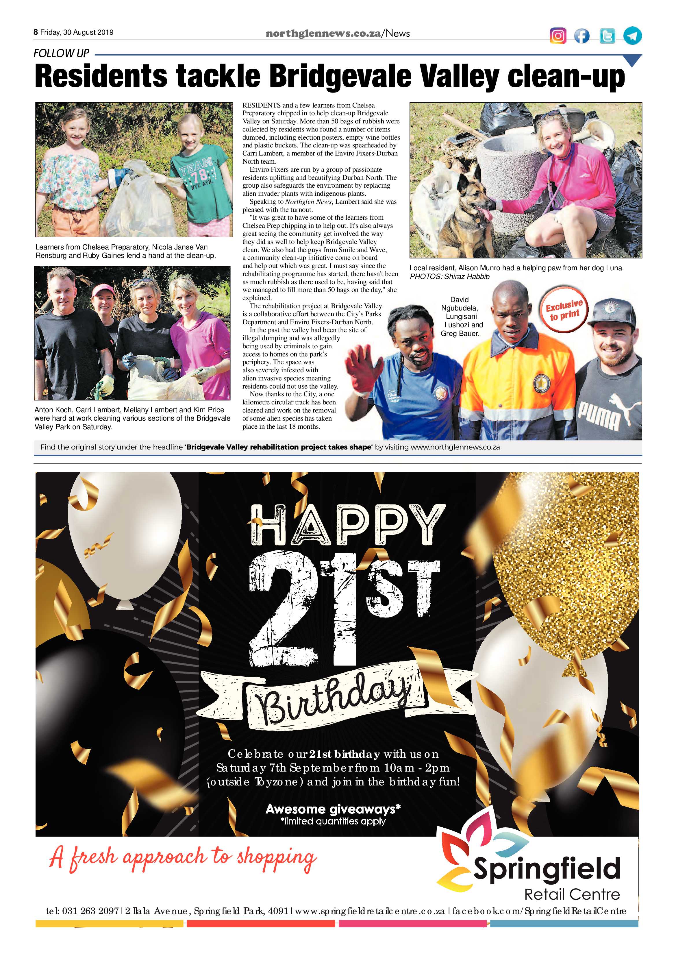Northglen News 30 August 2019 page 8