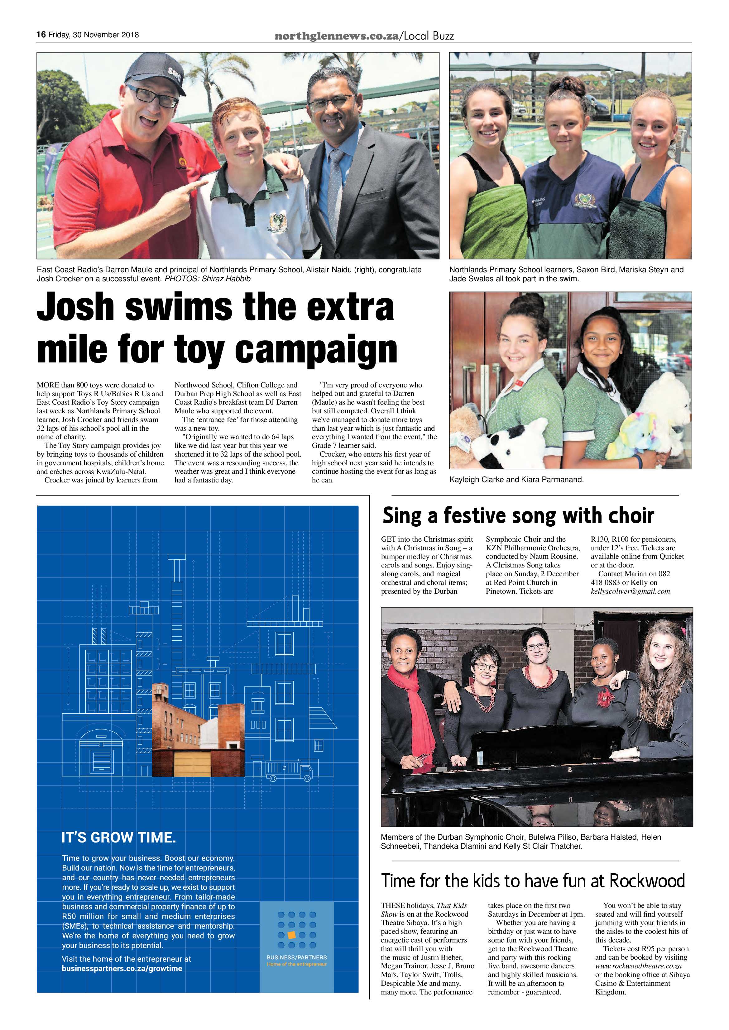 Northglen News 30 November 2018 page 16