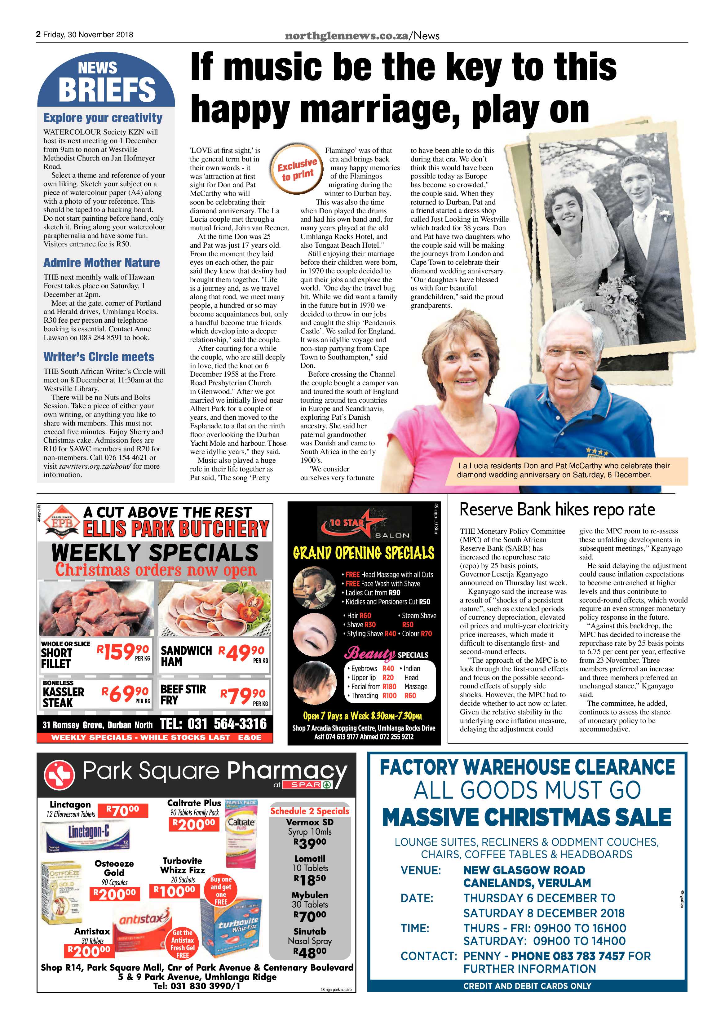 Northglen News 30 November 2018 page 2