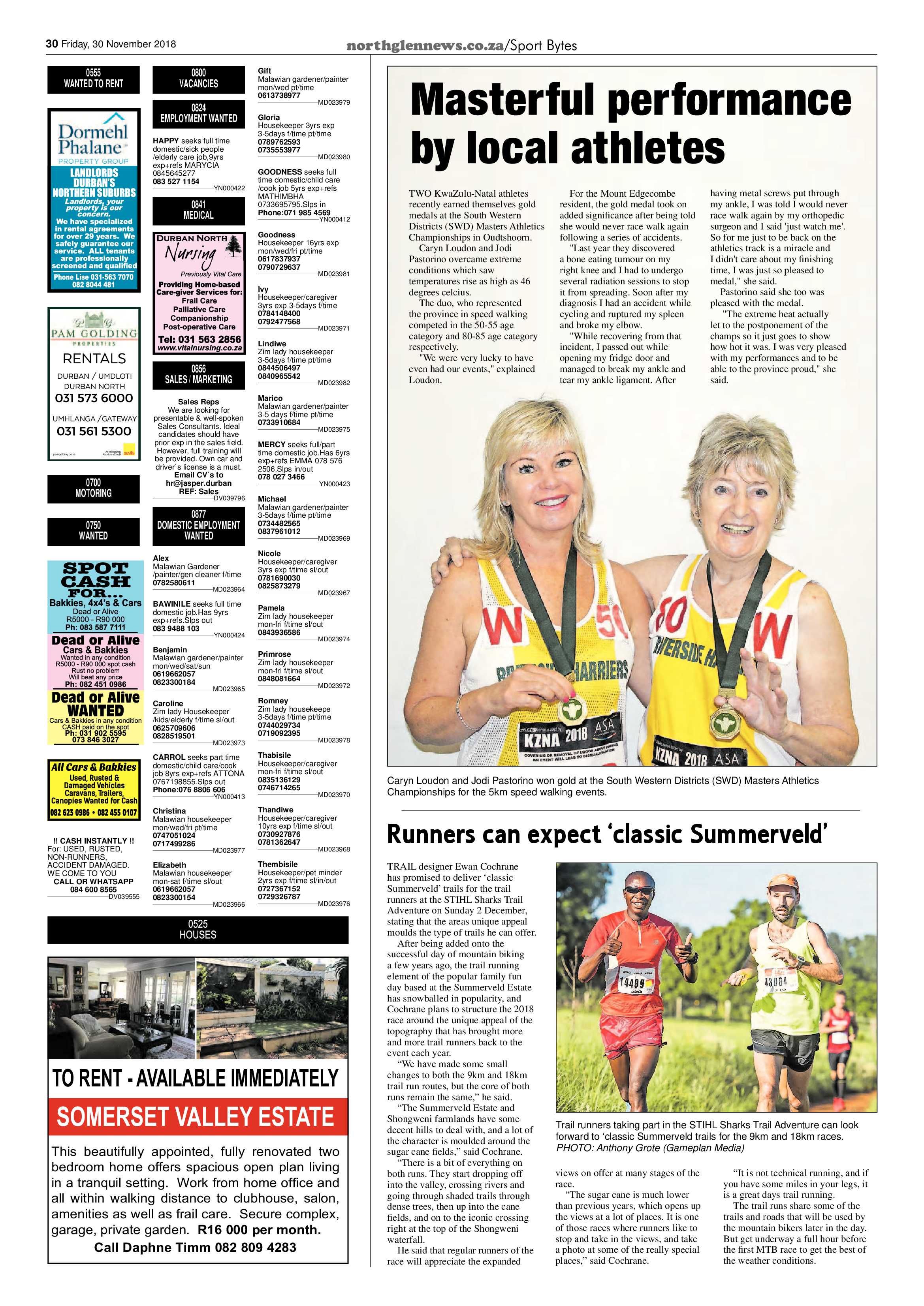 Northglen News 30 November 2018 page 30