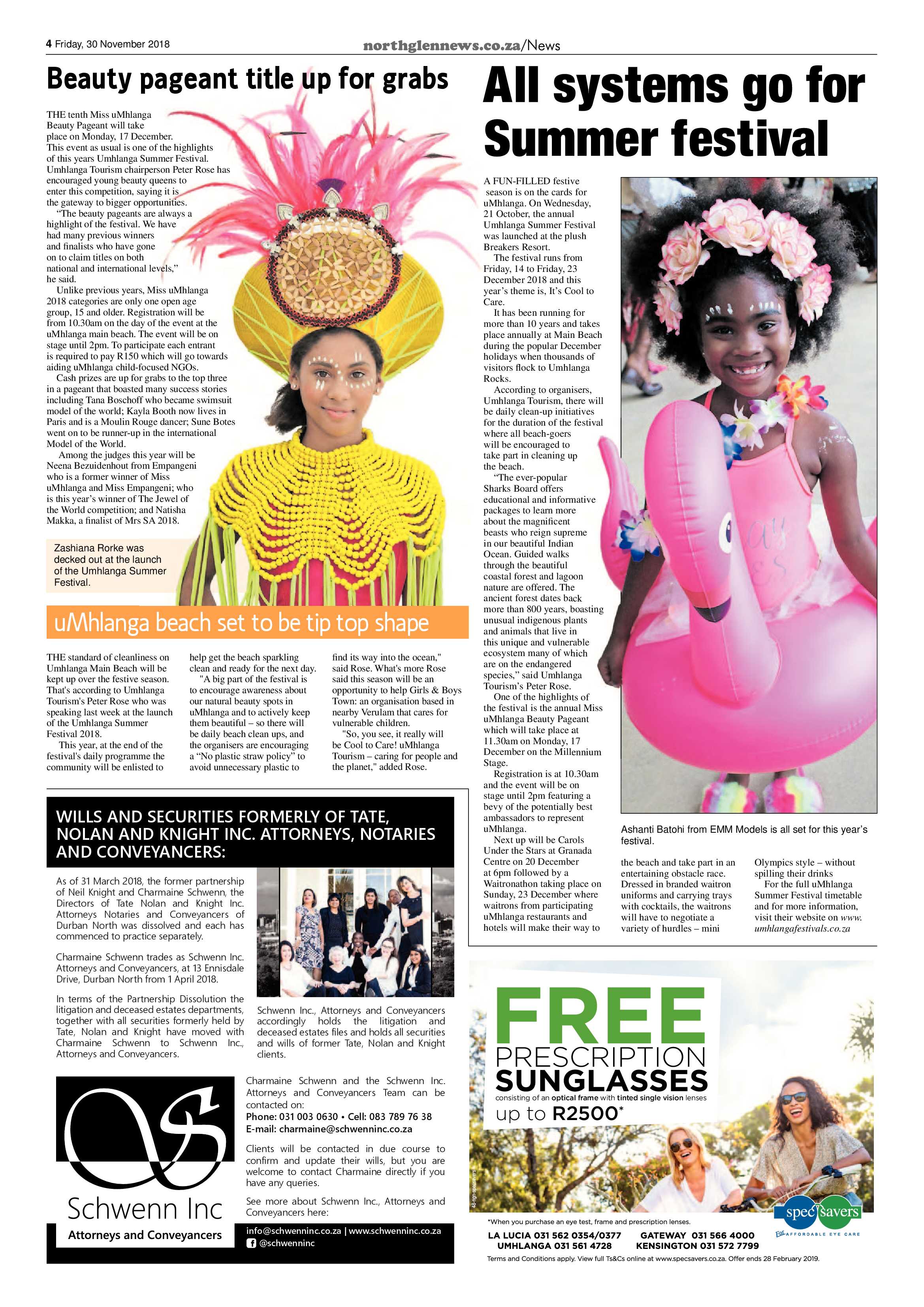 Northglen News 30 November 2018 page 4
