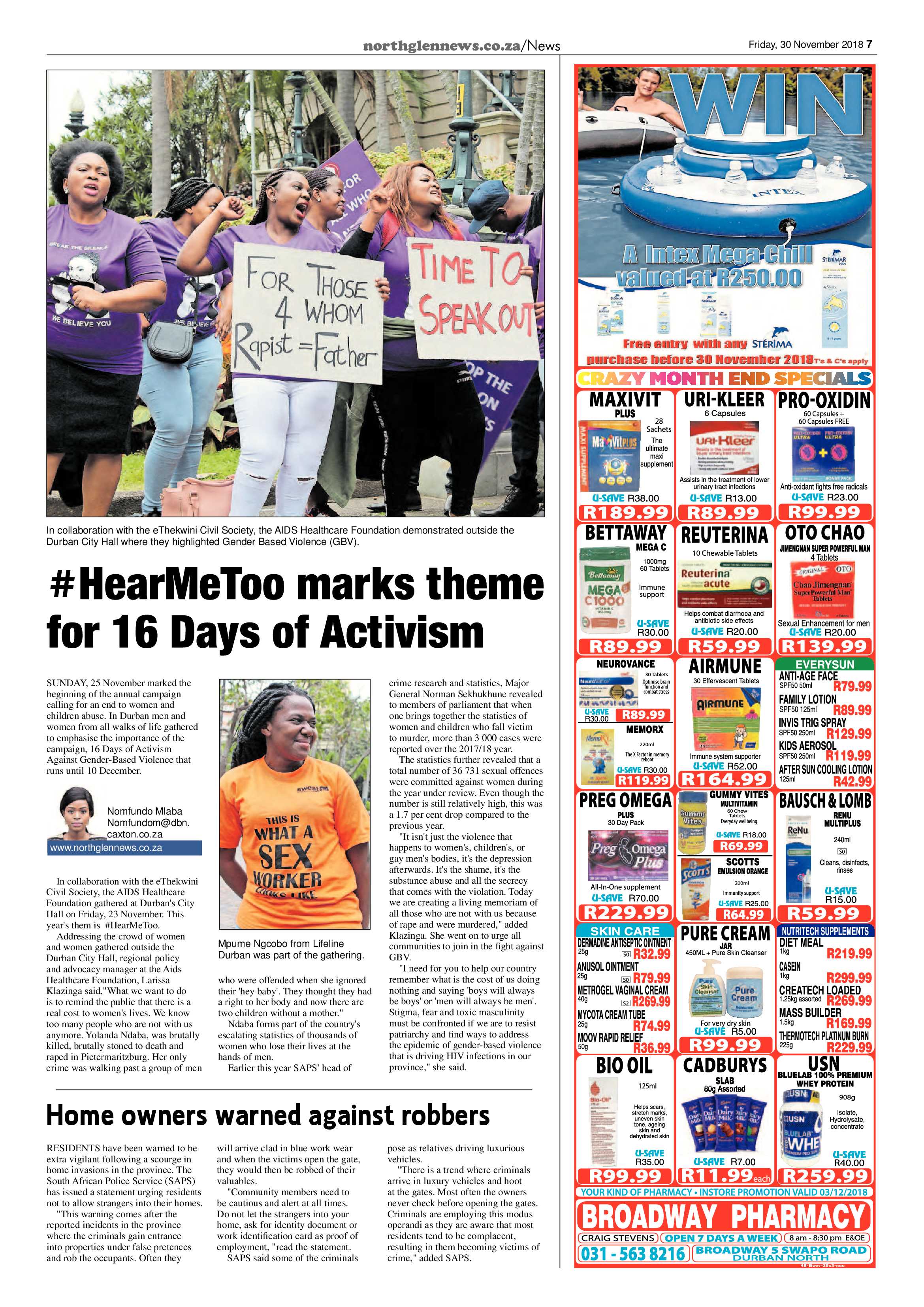 Northglen News 30 November 2018 page 7