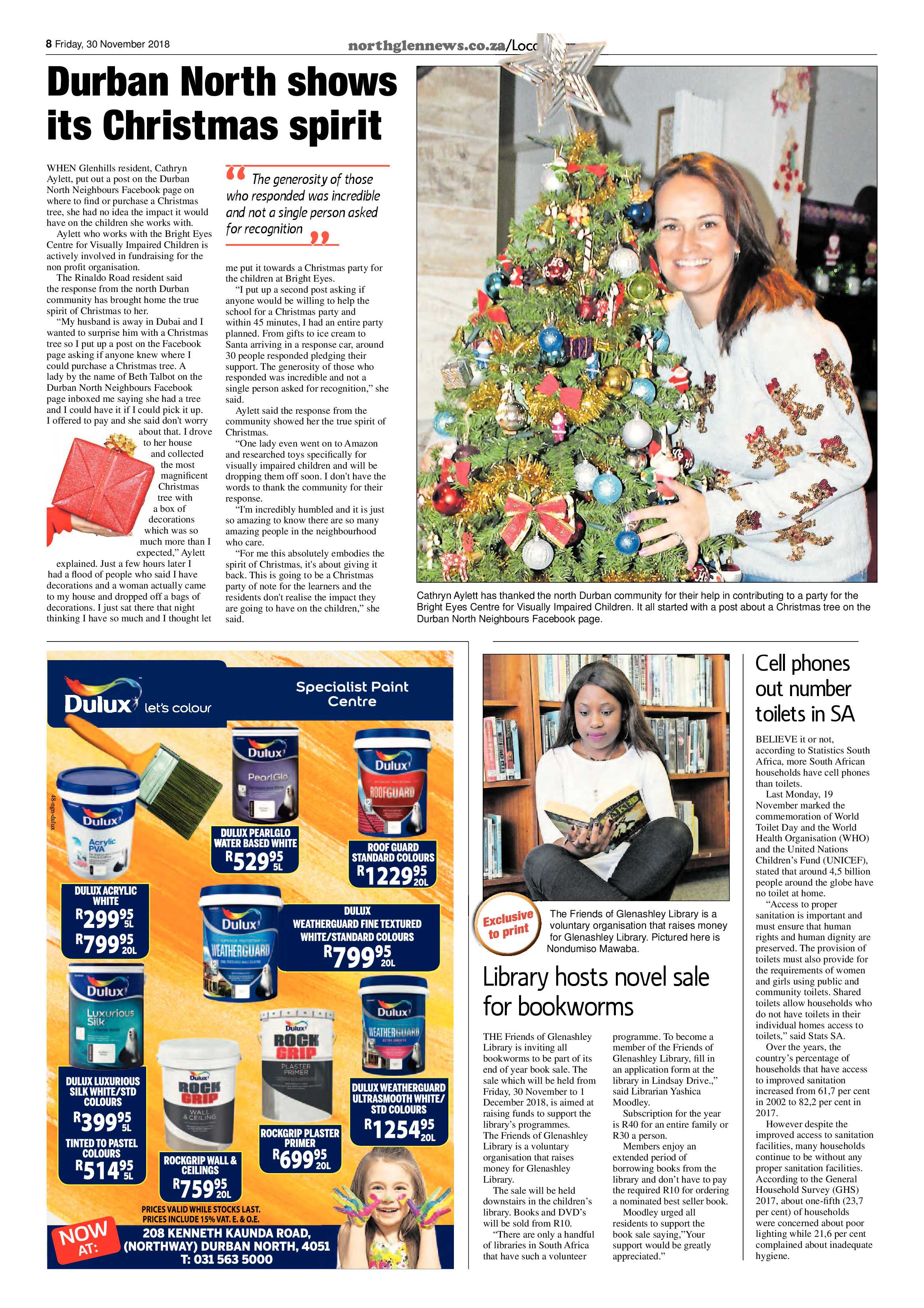 Northglen News 30 November 2018 page 8