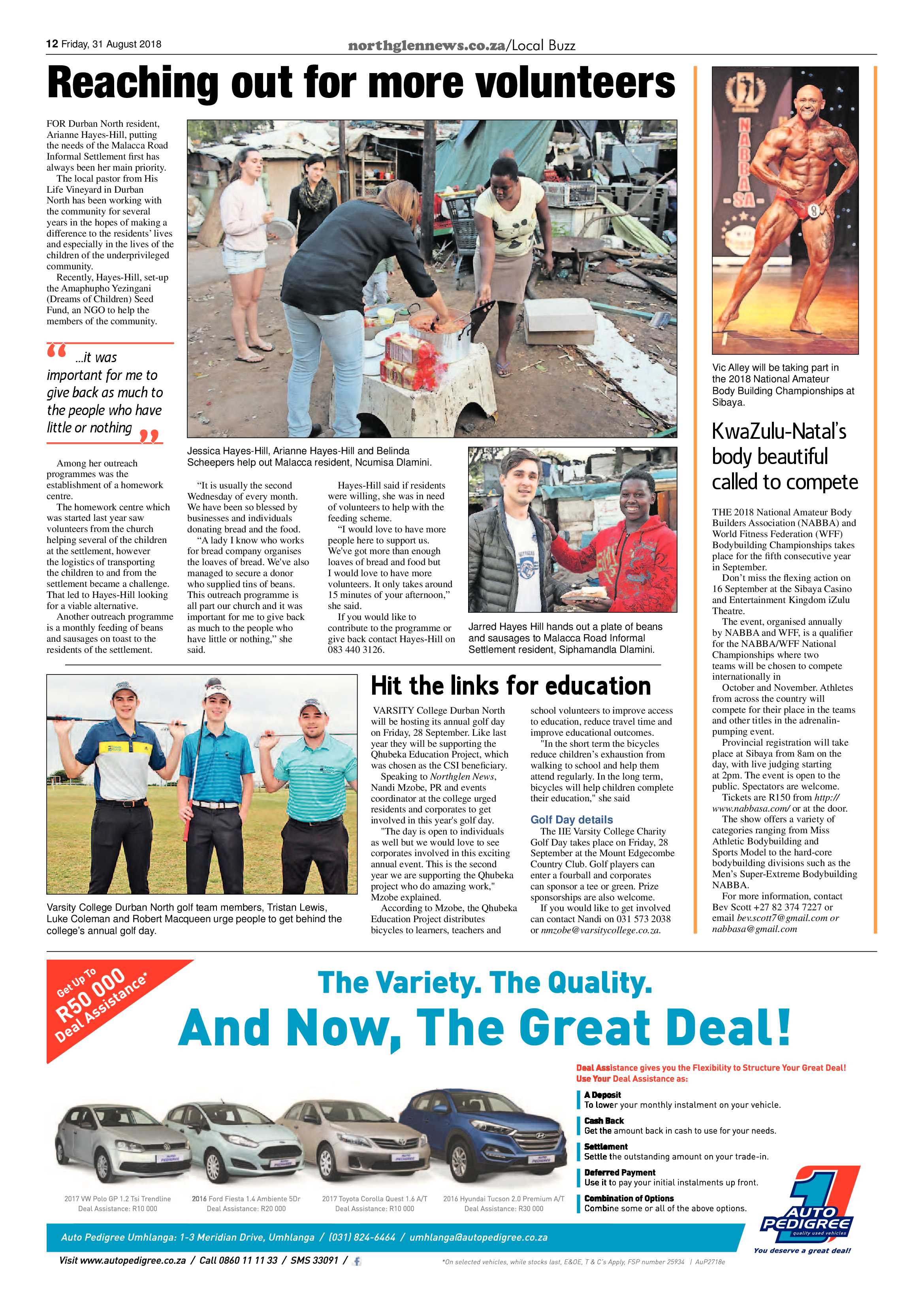 Northglen News 31 August 2018 page 12