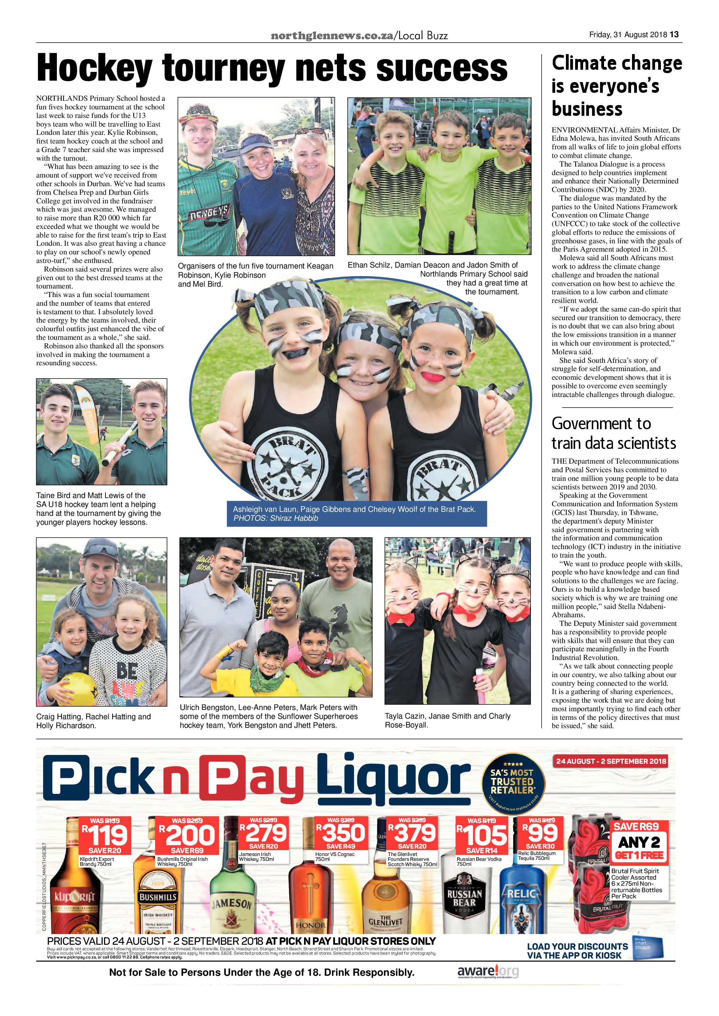 Northglen News 31 August 2018 page 13