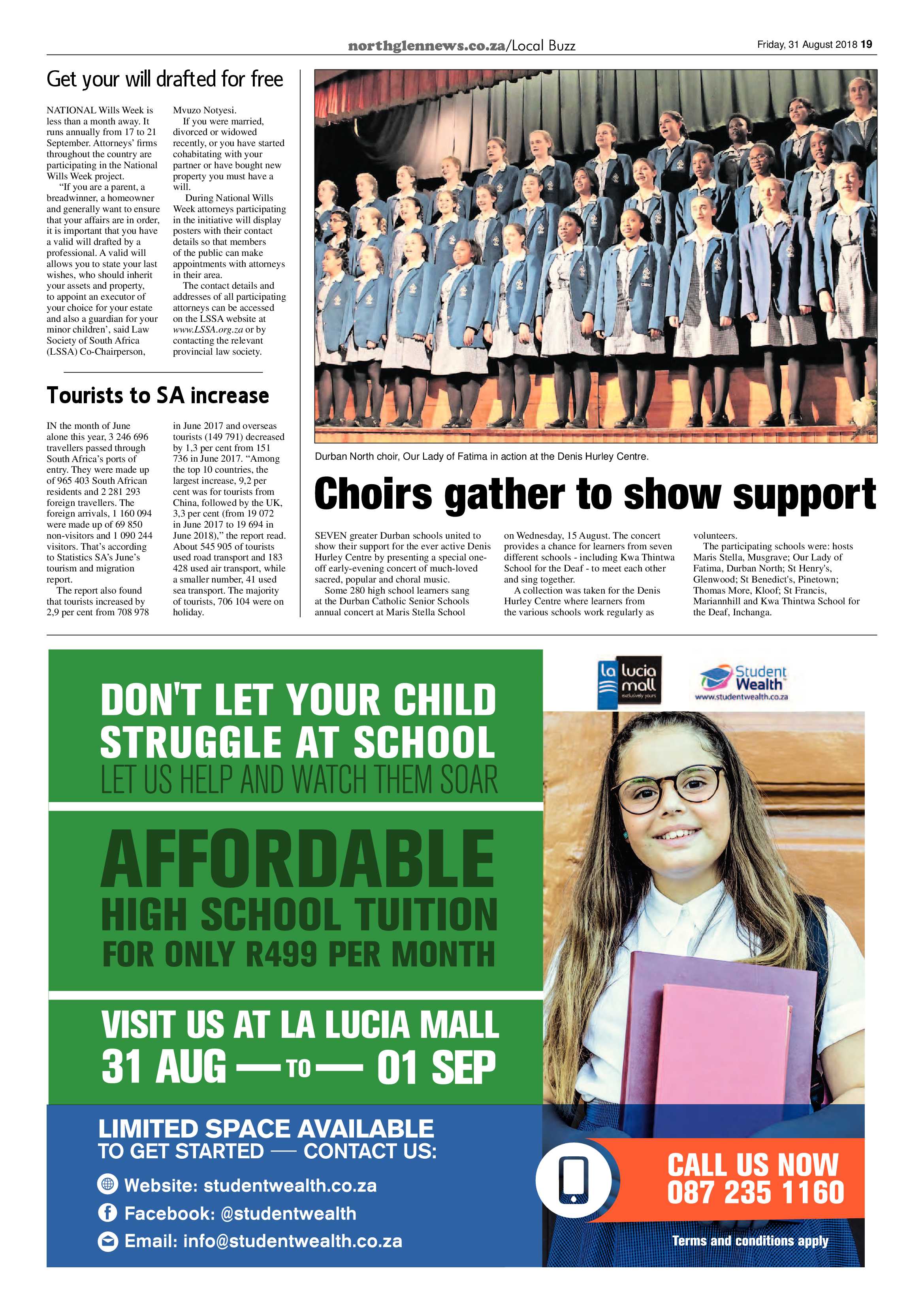 Northglen News 31 August 2018 page 19