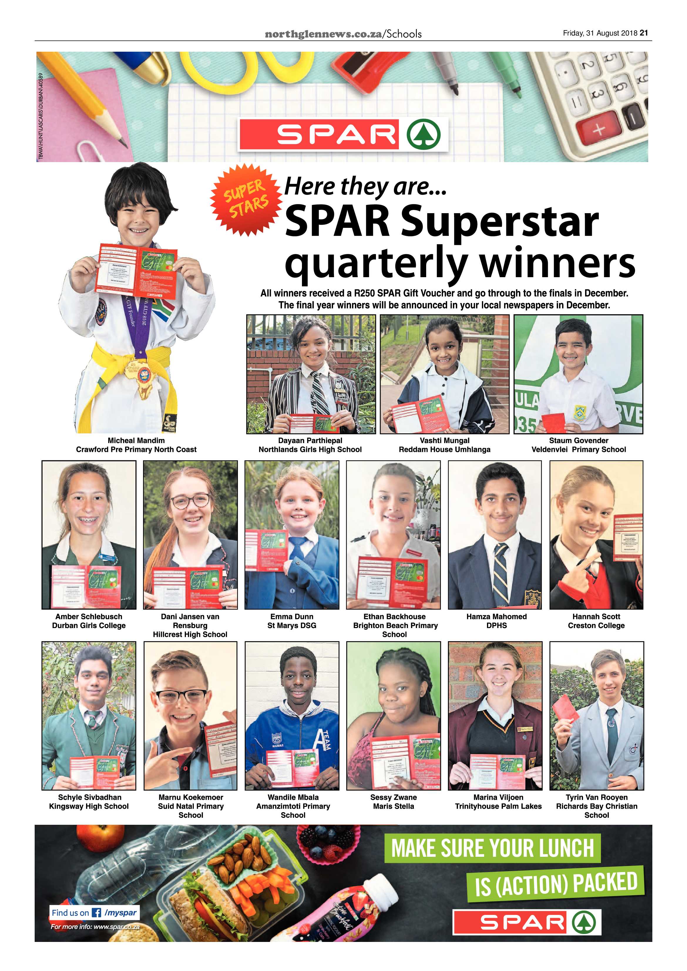 Northglen News 31 August 2018 page 21
