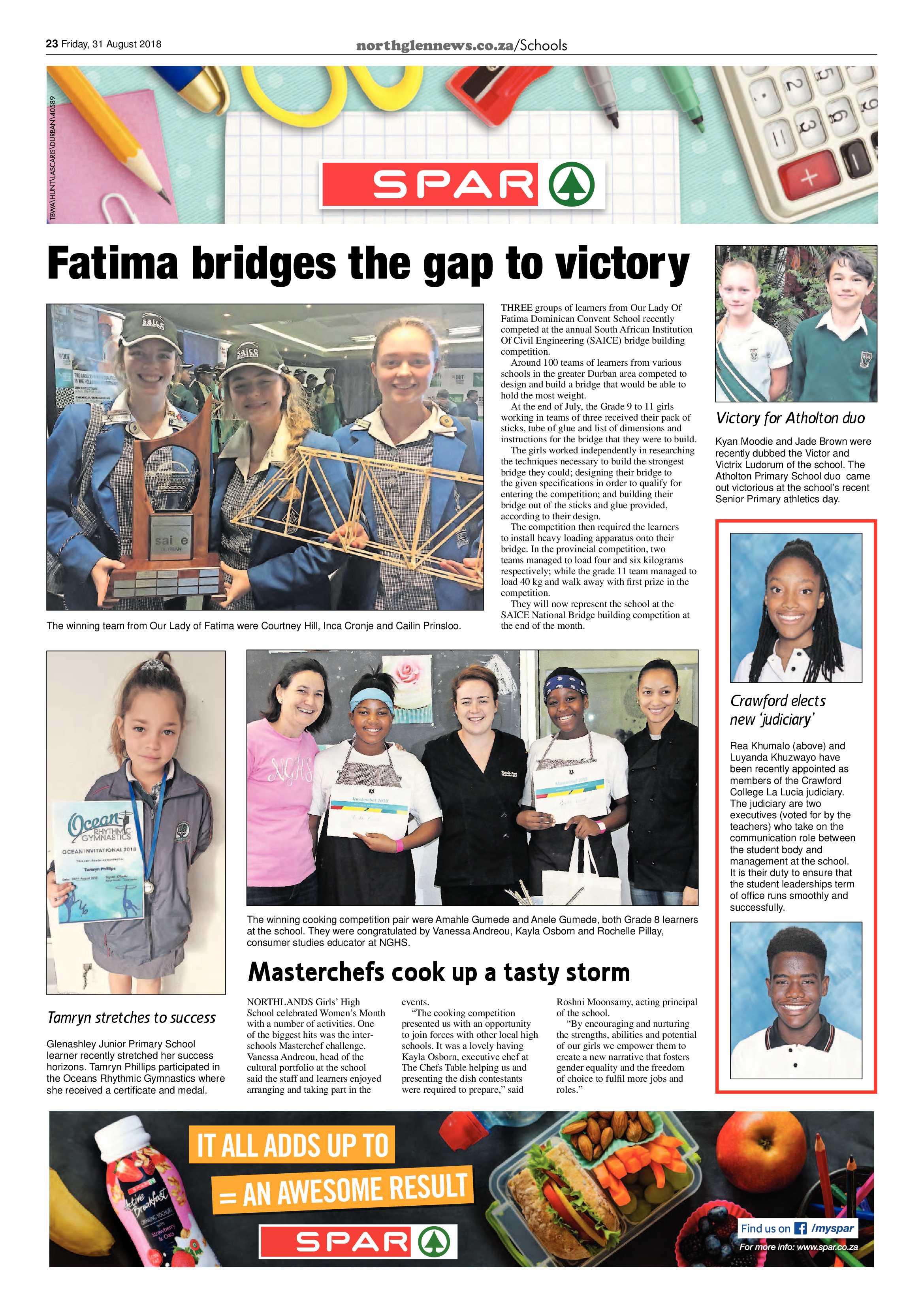 Northglen News 31 August 2018 page 23