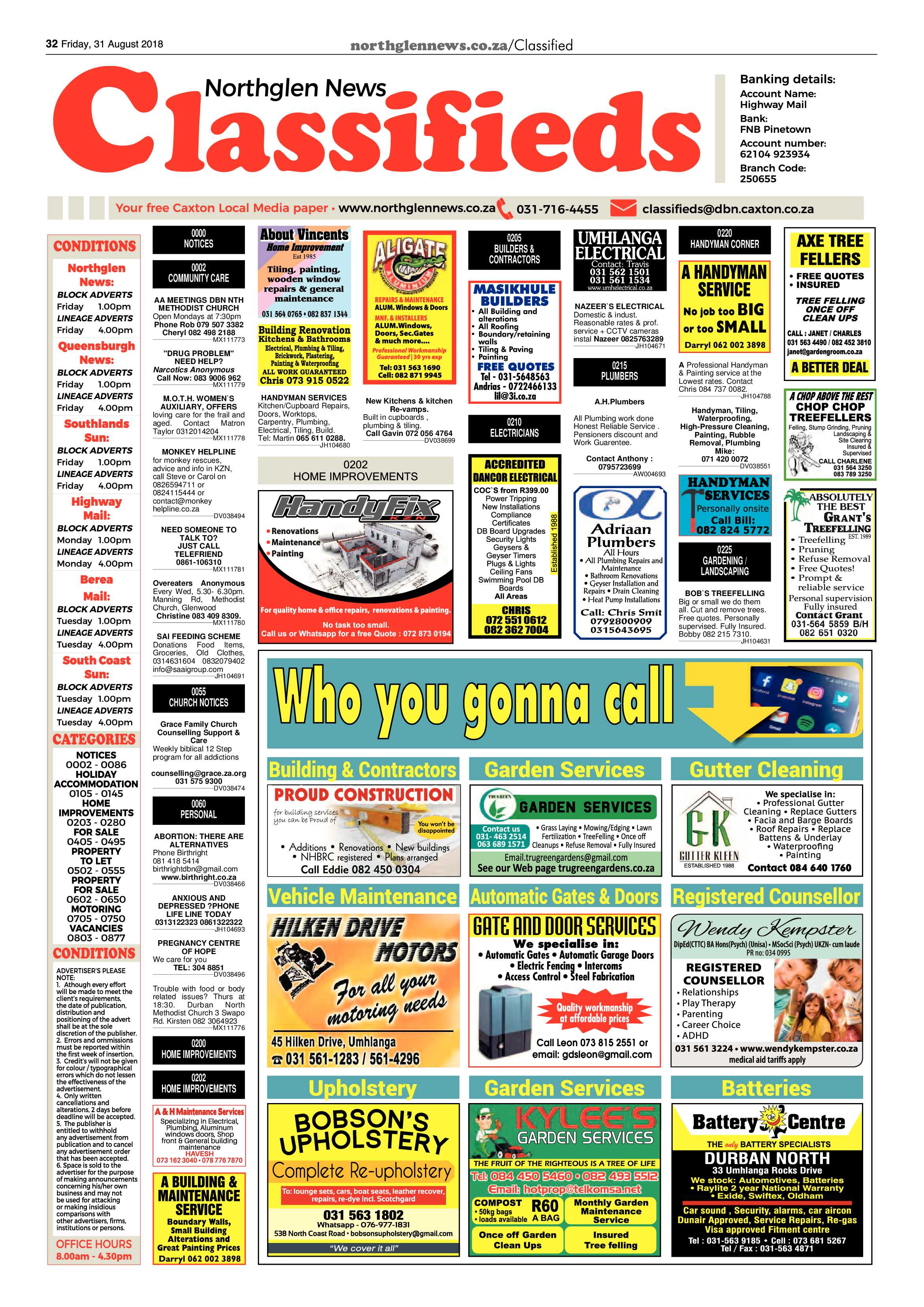 Northglen News 31 August 2018 page 32