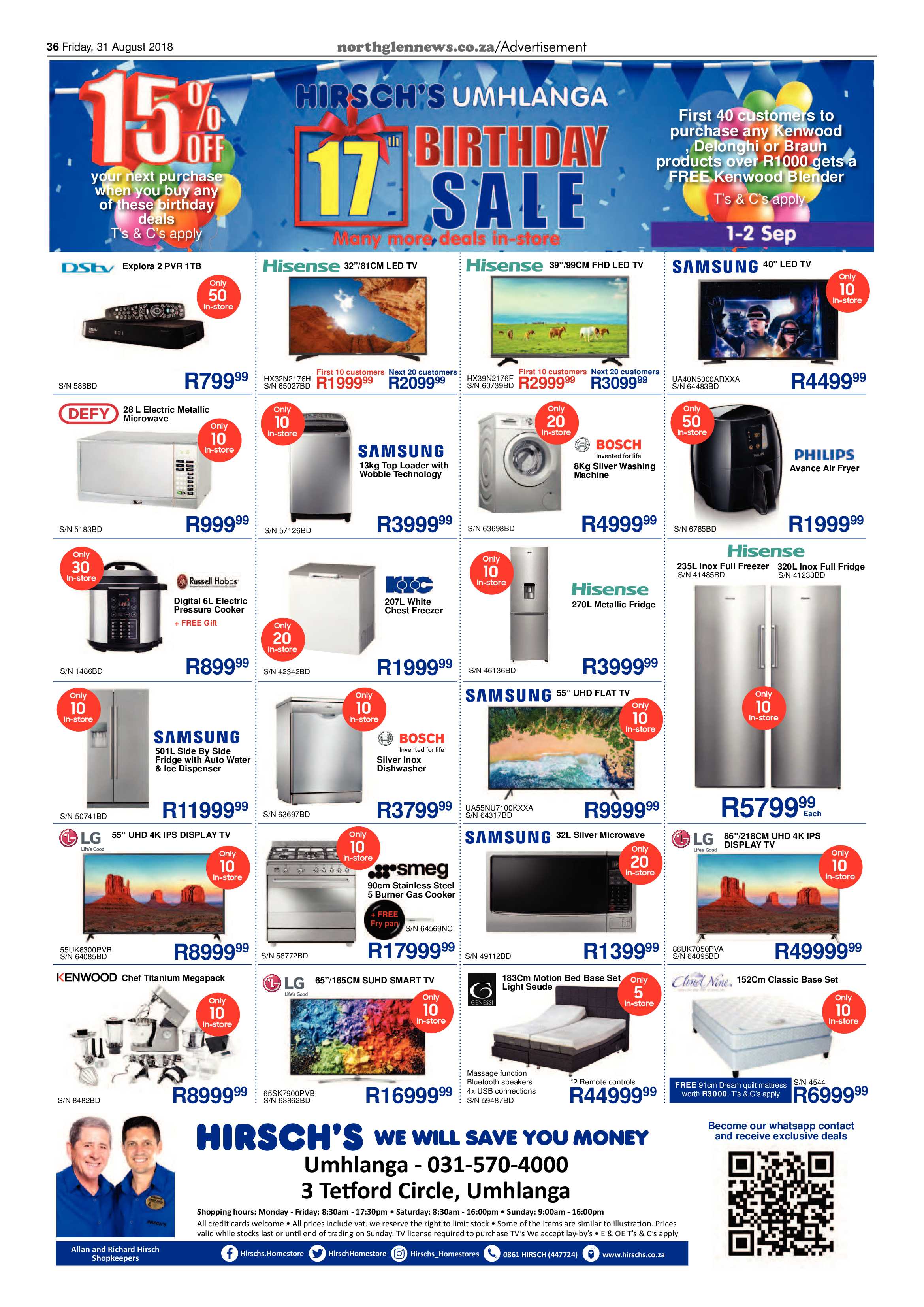 Northglen News 31 August 2018 page 36