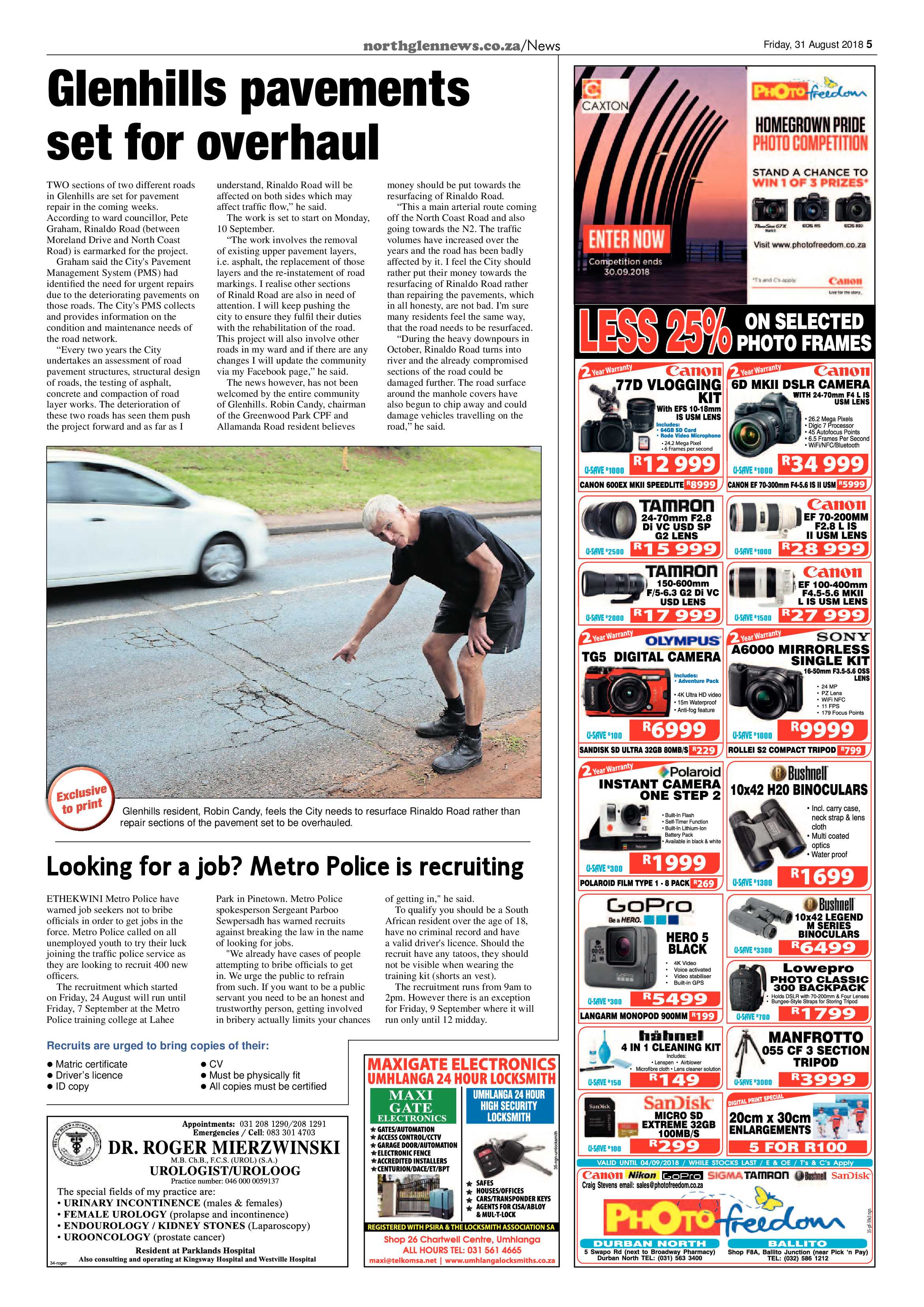 Northglen News 31 August 2018 page 5