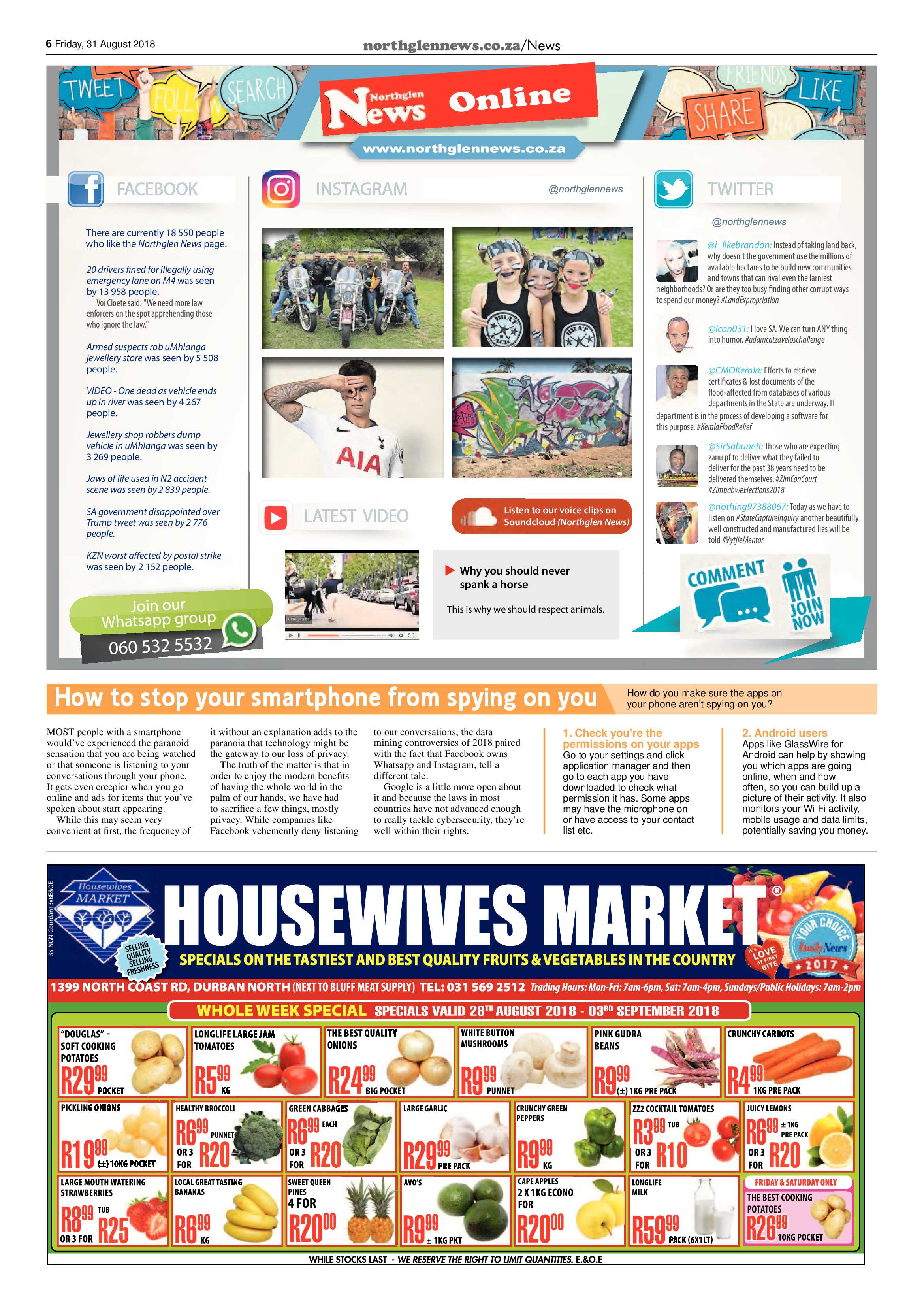 Northglen News 31 August 2018 page 6