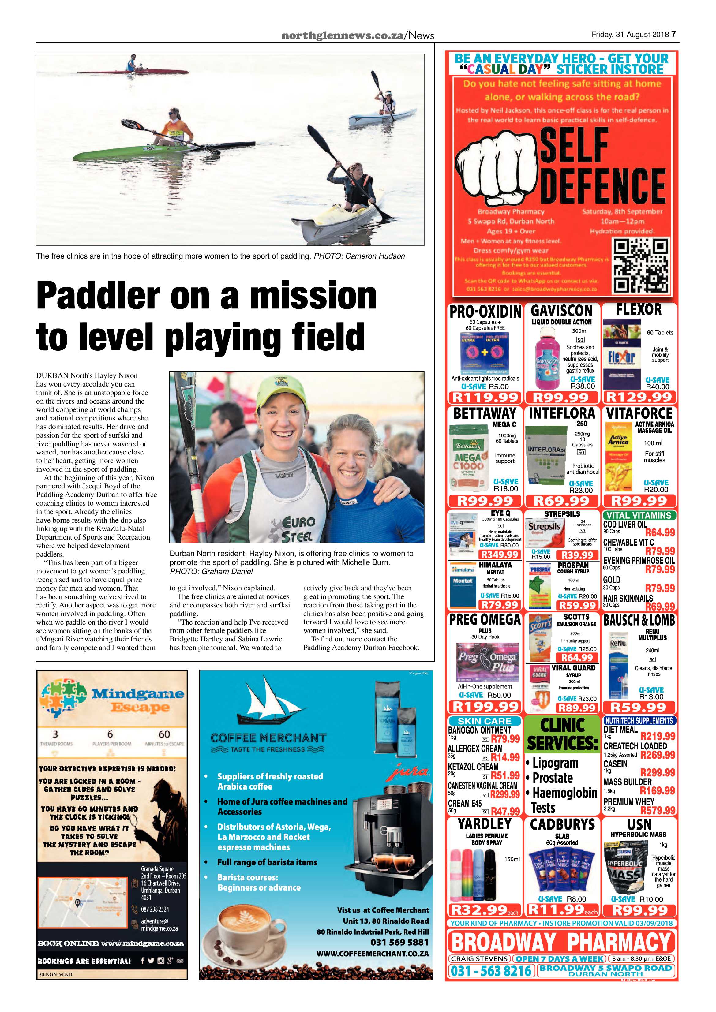 Northglen News 31 August 2018 page 7