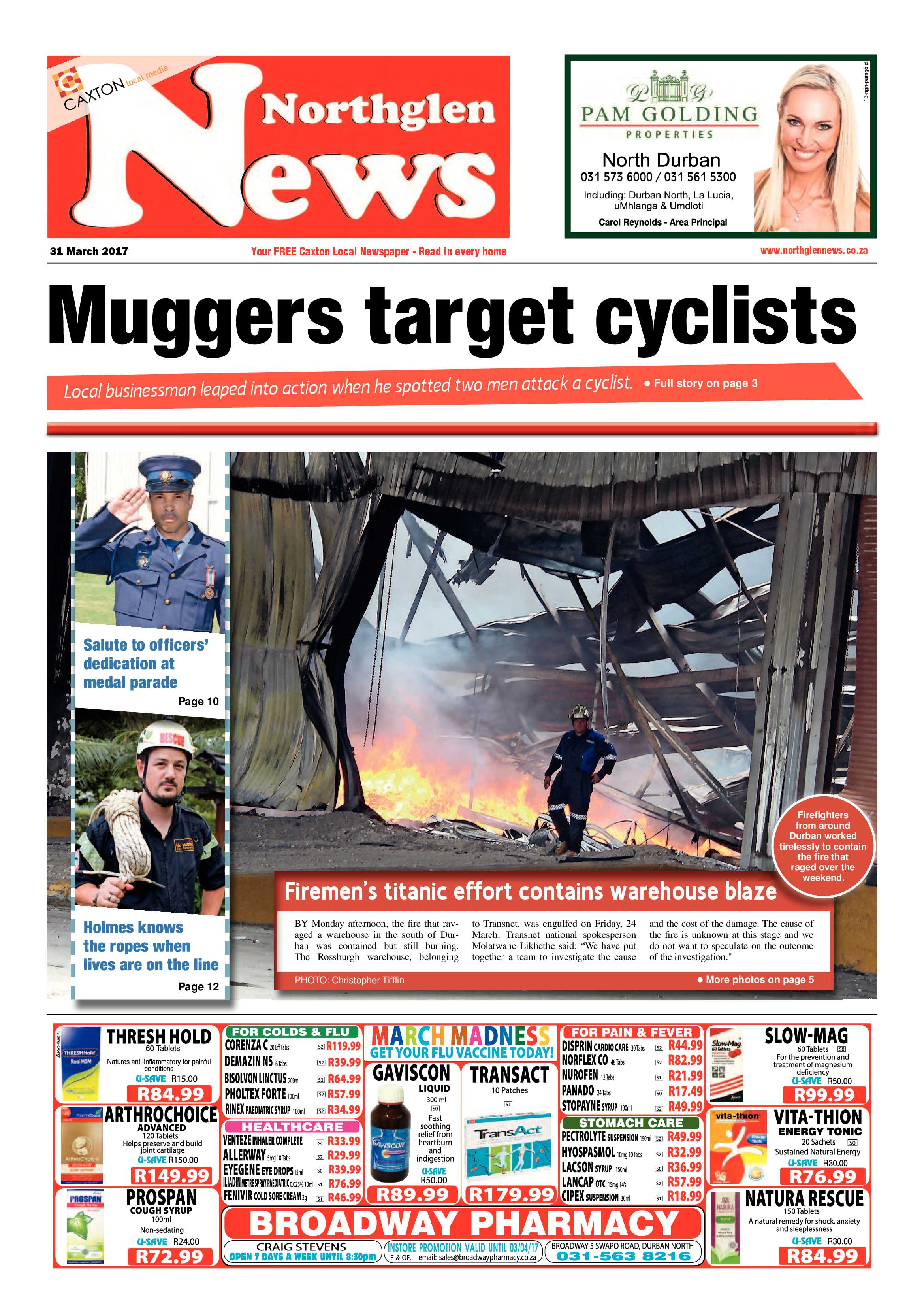 Northglen News 31 March 2017 page 1