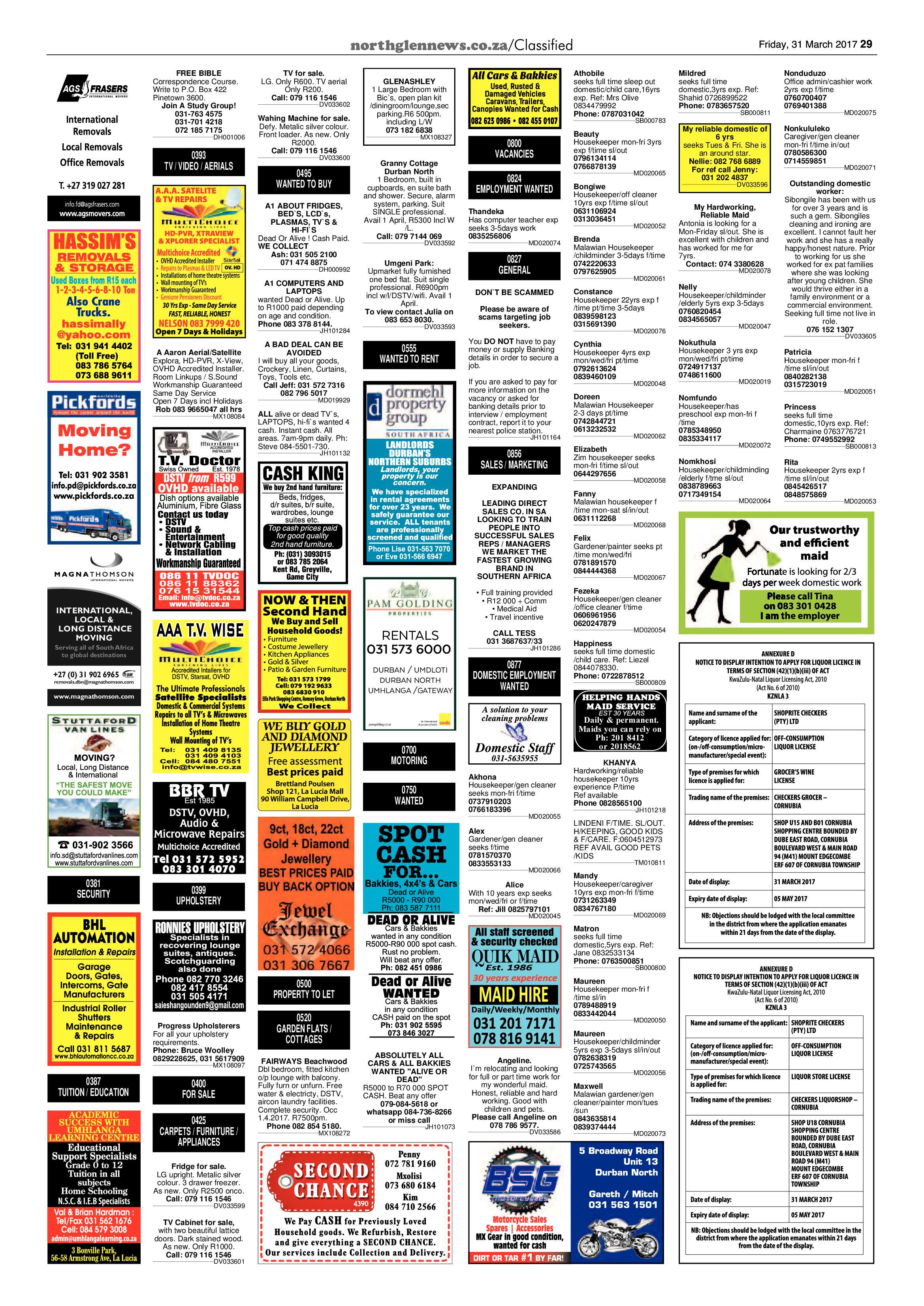 Northglen News 31 March 2017 page 29