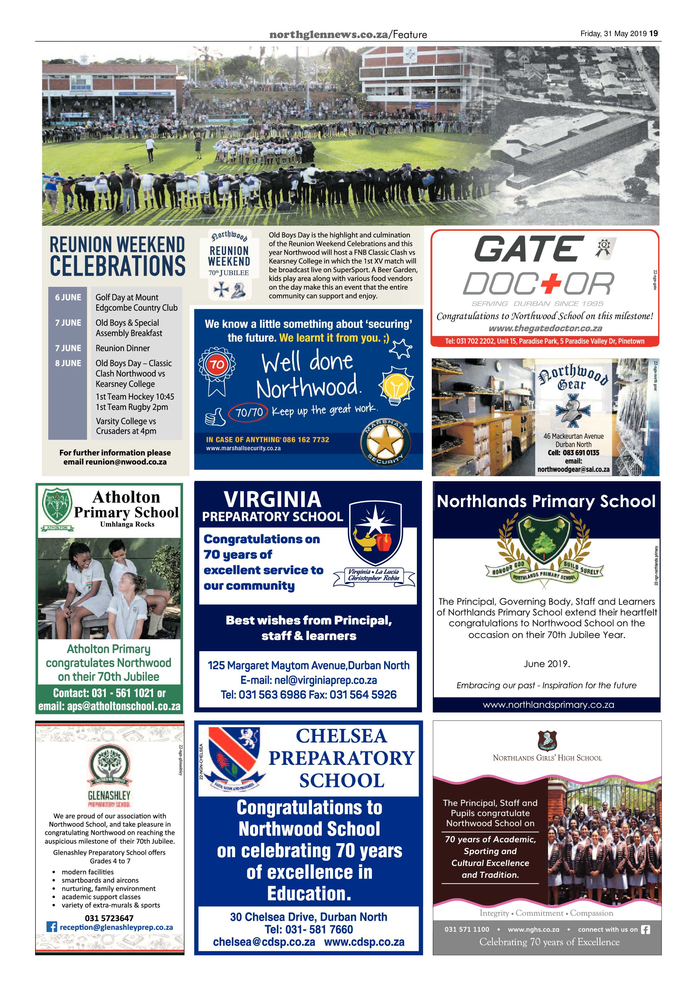 Northglen News 31 May 2019 page 19