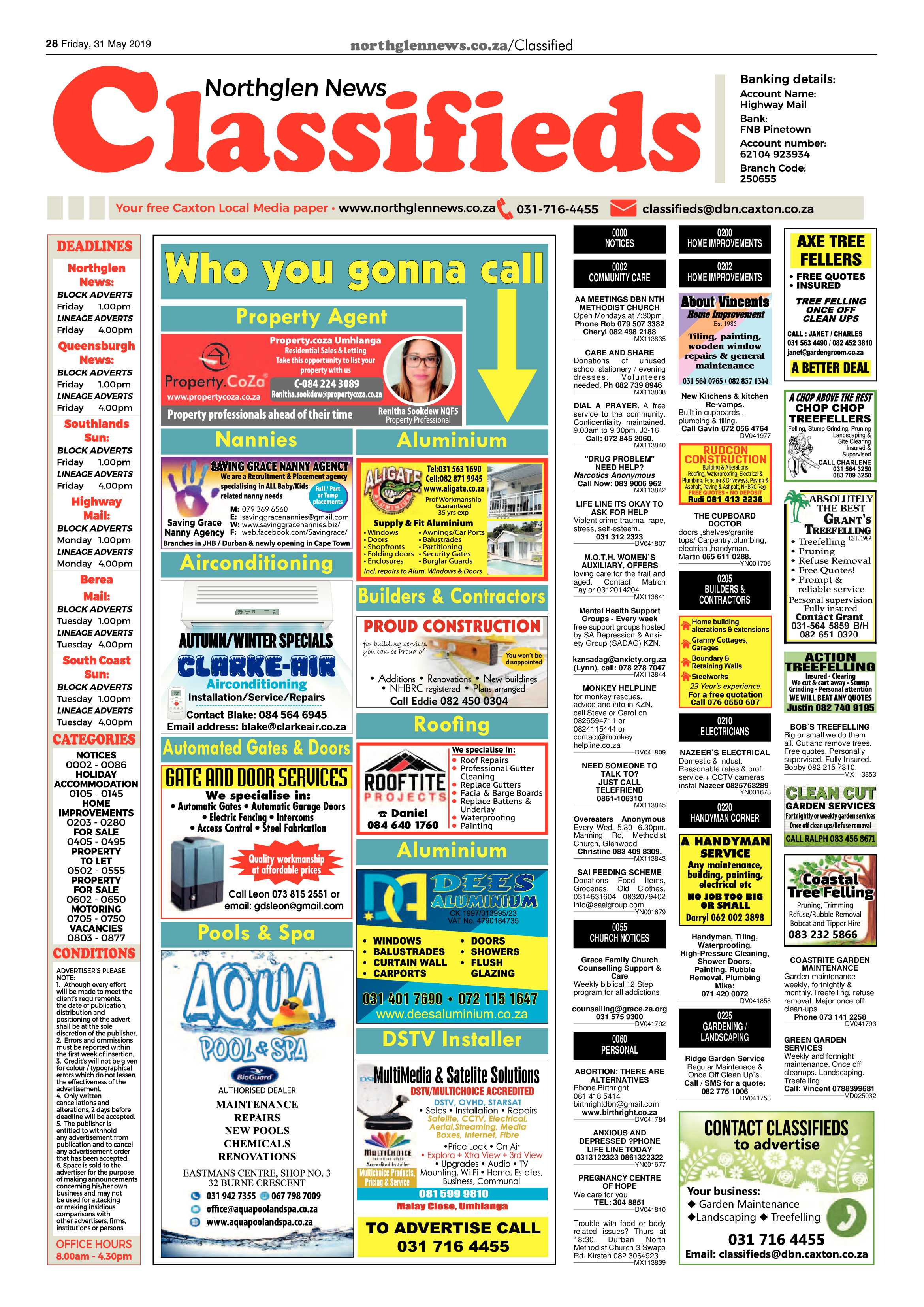 Northglen News 31 May 2019 page 28