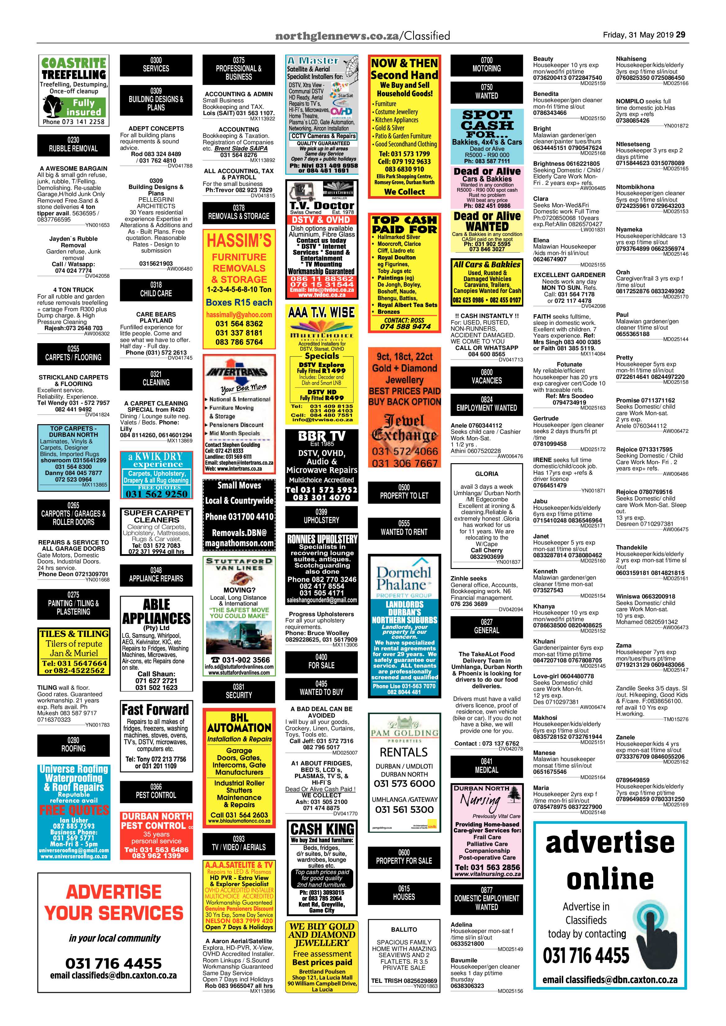 Northglen News 31 May 2019 page 29