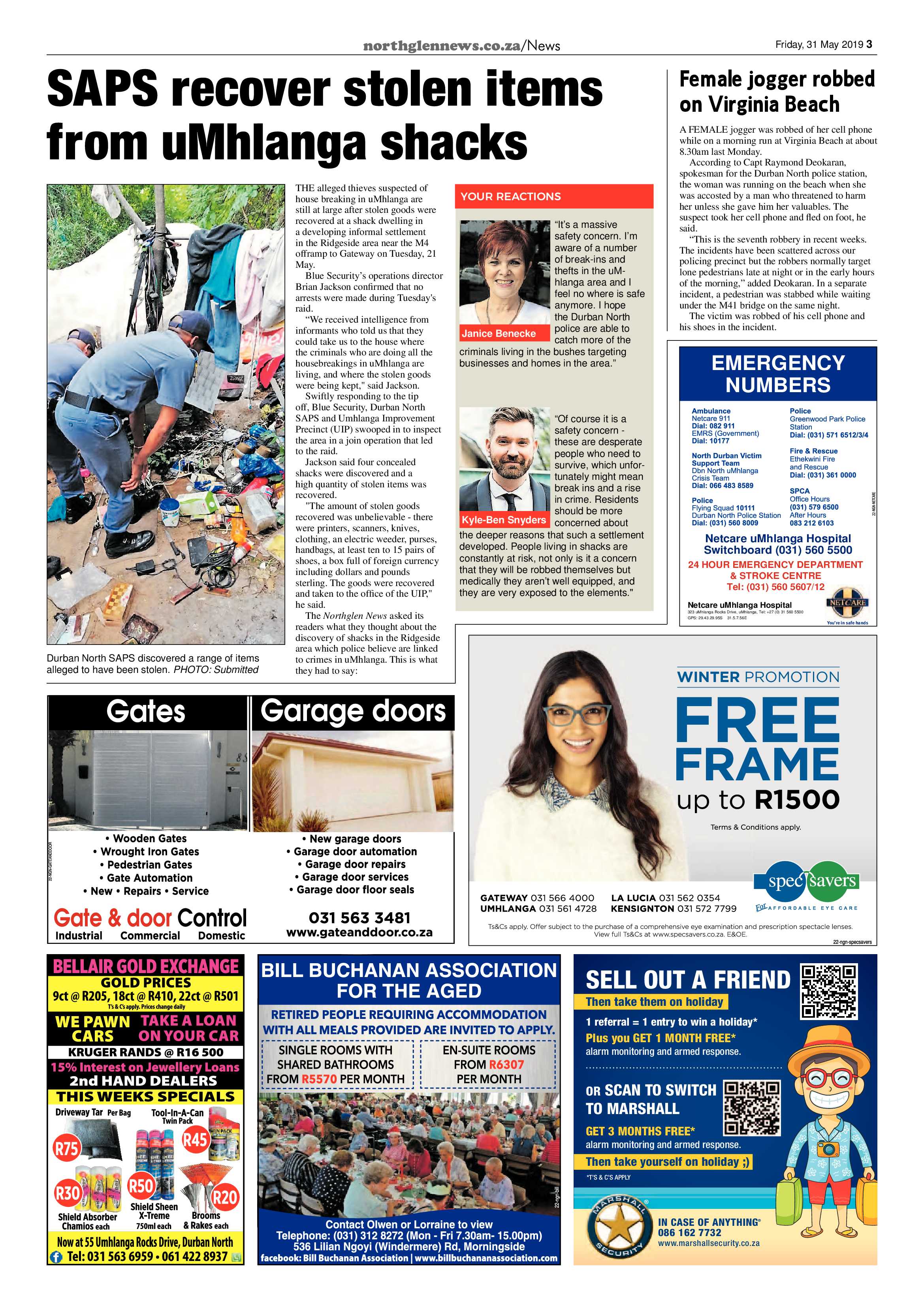 Northglen News 31 May 2019 page 3