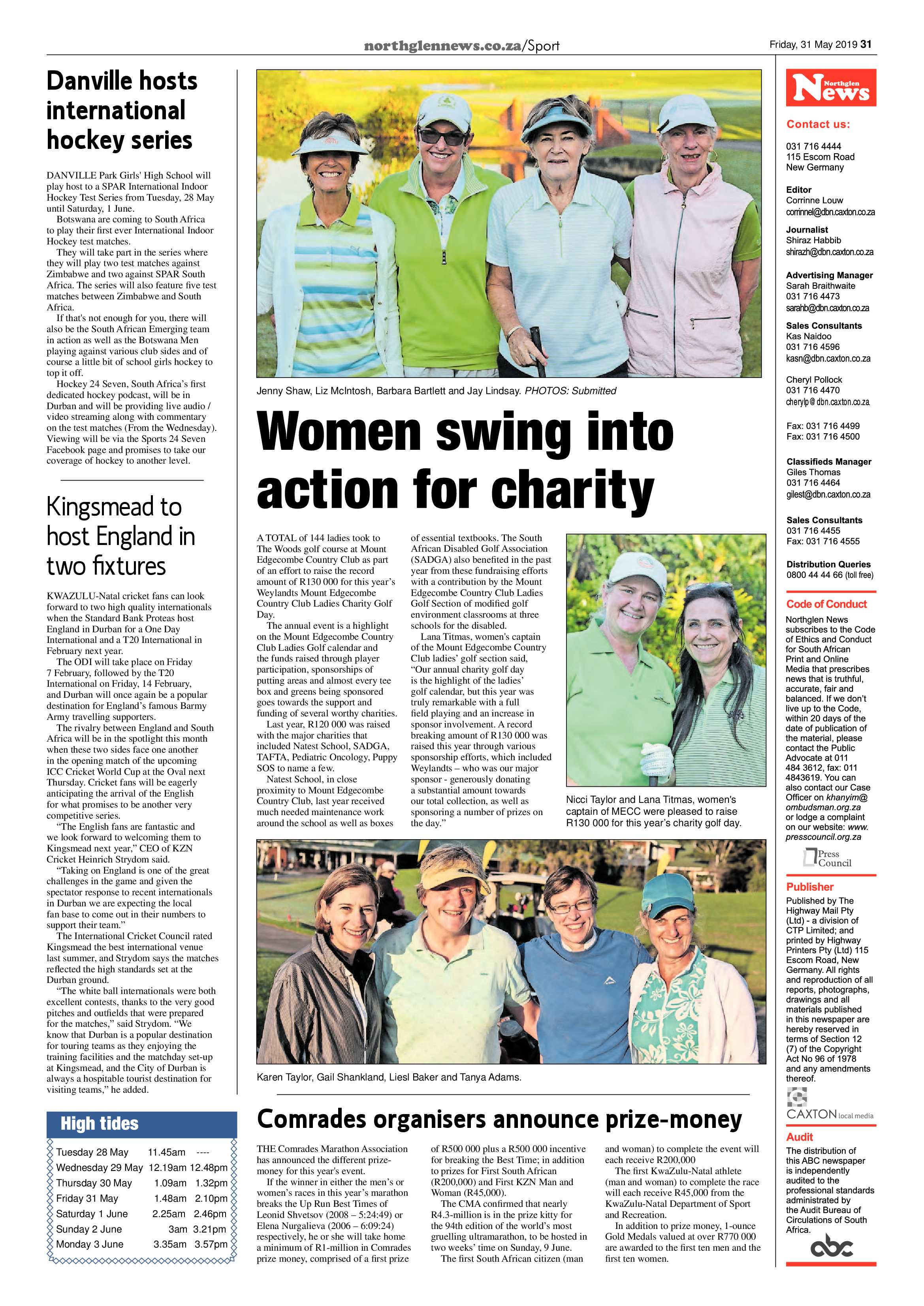 Northglen News 31 May 2019 page 31