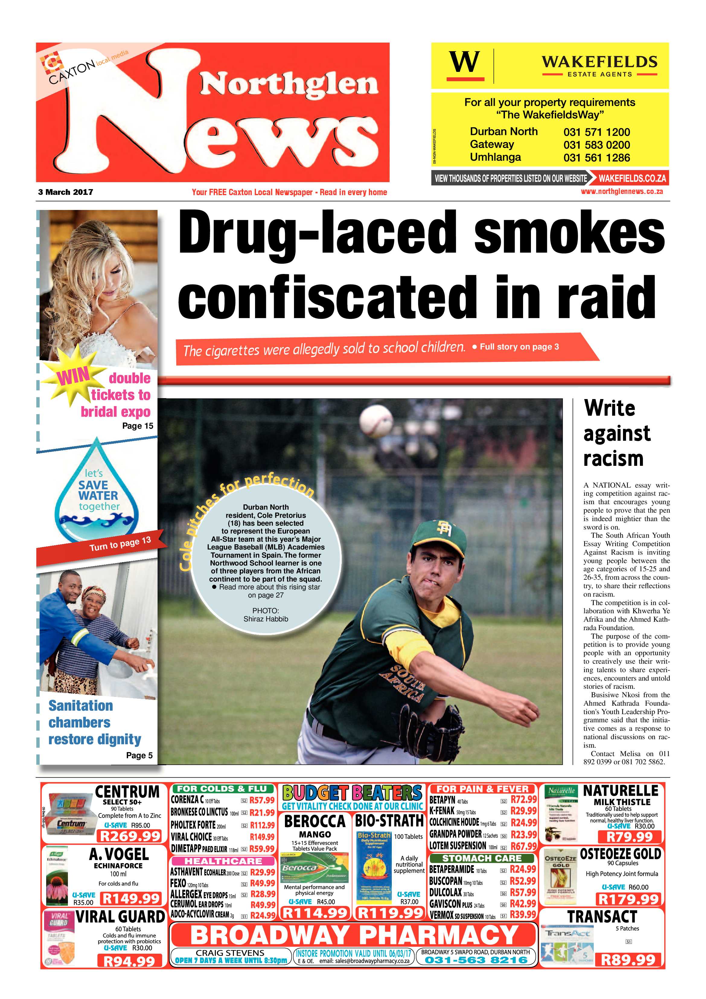 Northglen News 3 March 2017 page 1