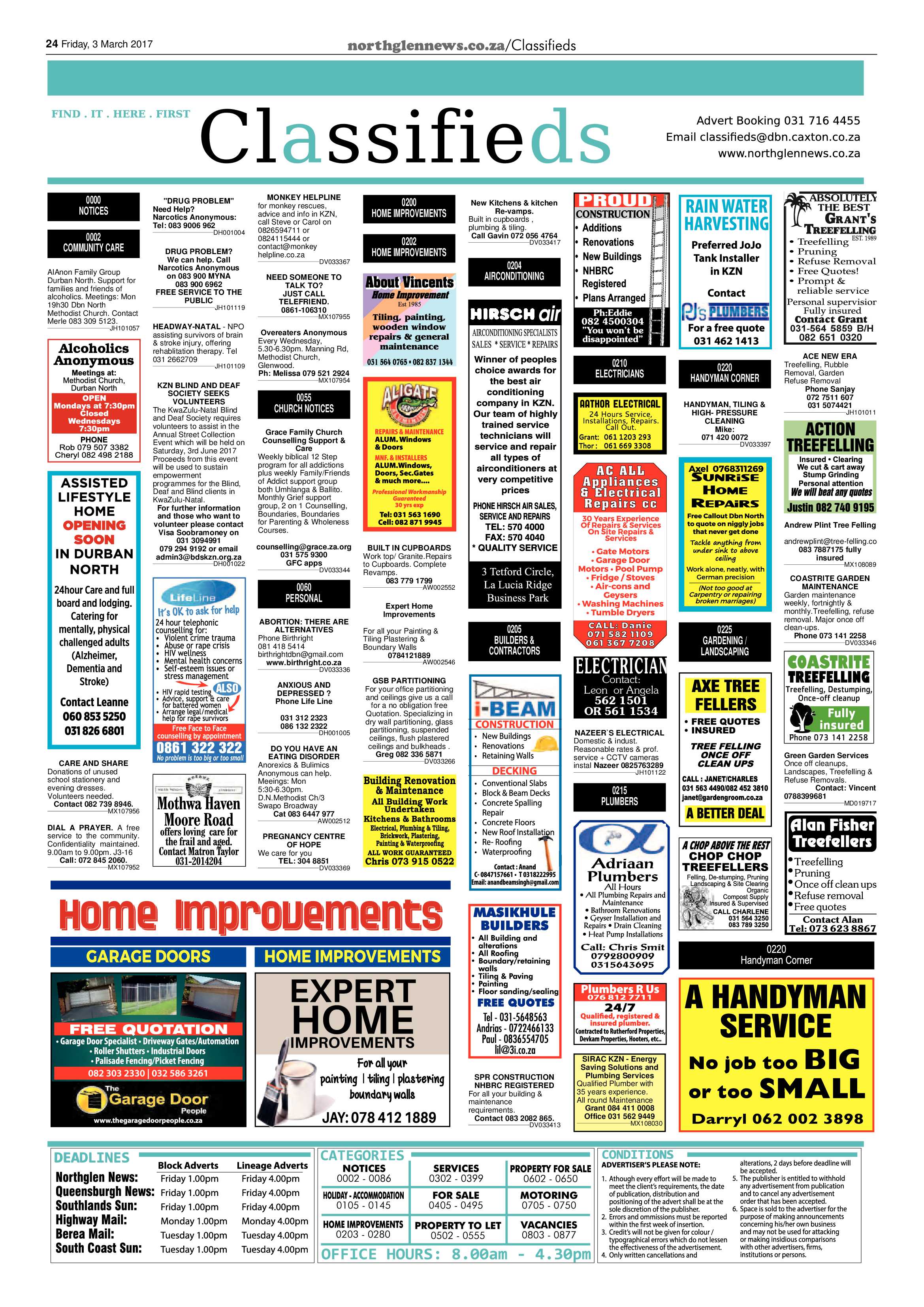 Northglen News 3 March 2017 page 24