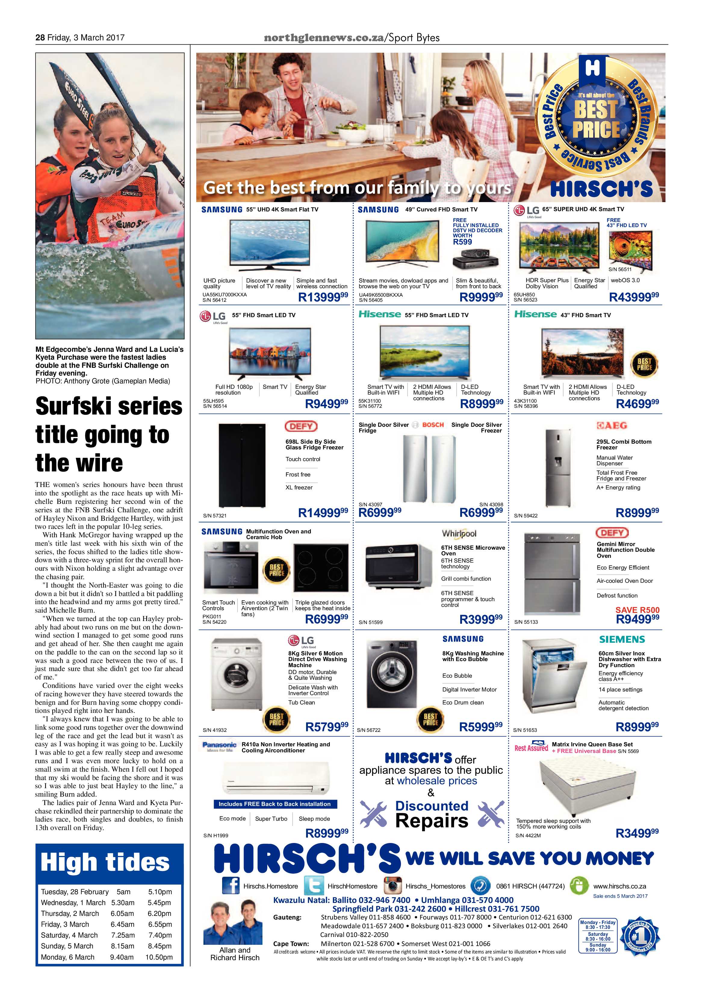 Northglen News 3 March 2017 page 28