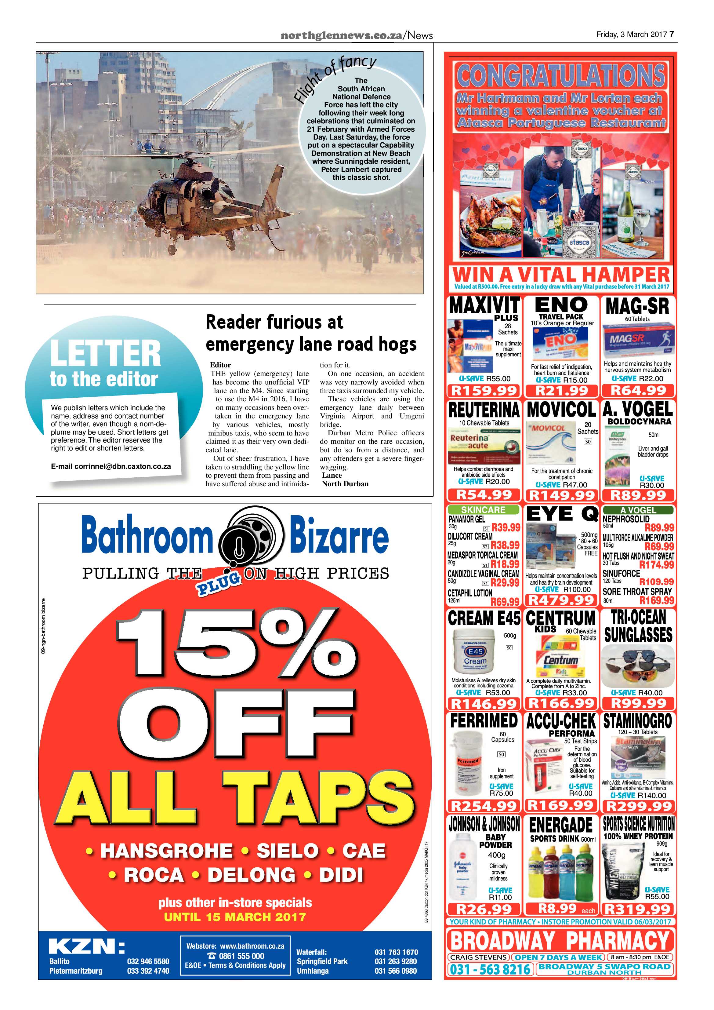 Northglen News 3 March 2017 page 7