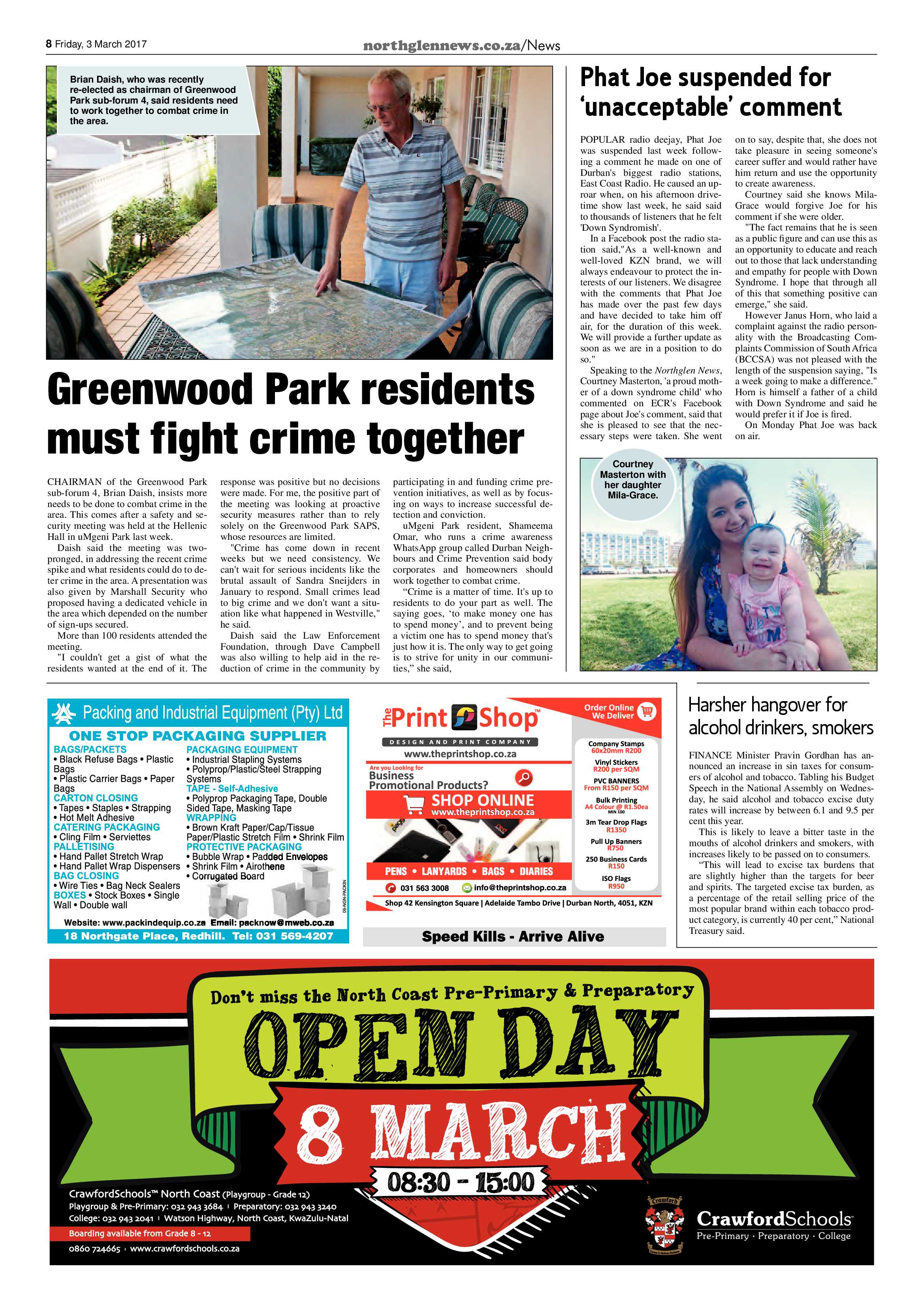 Northglen News 3 March 2017 page 8