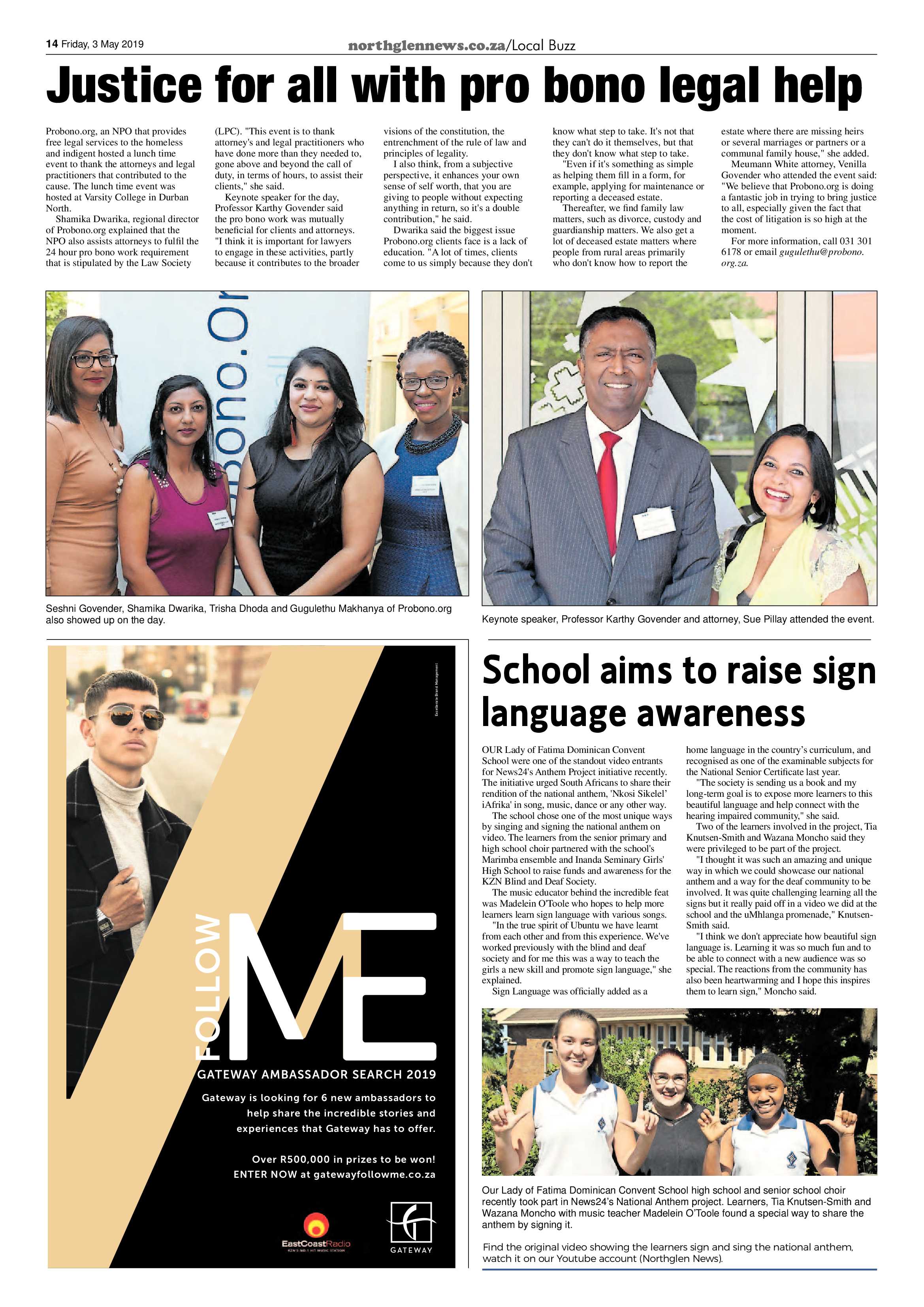 Northglen News 3 May 2019 page 14