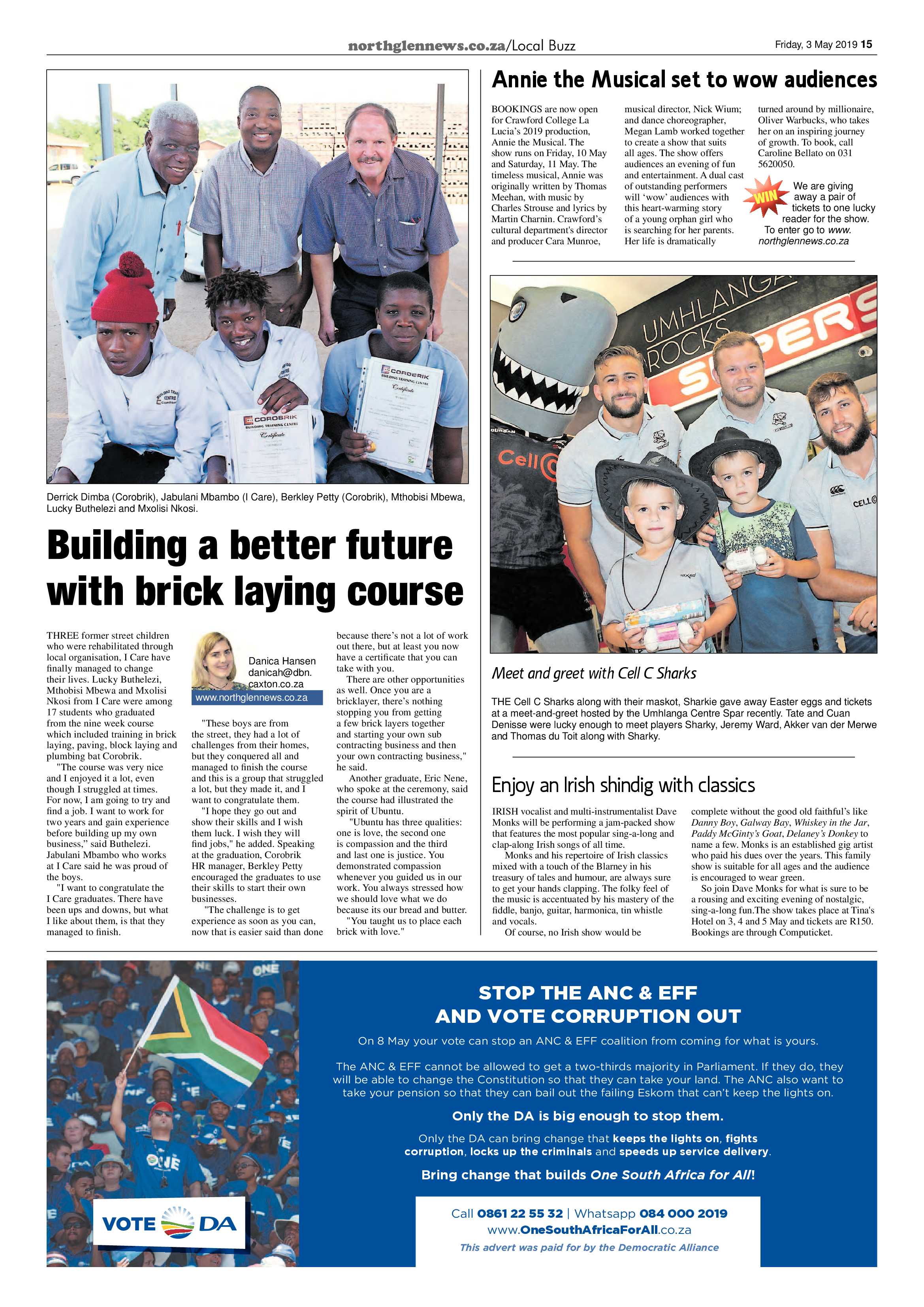 Northglen News 3 May 2019 page 15