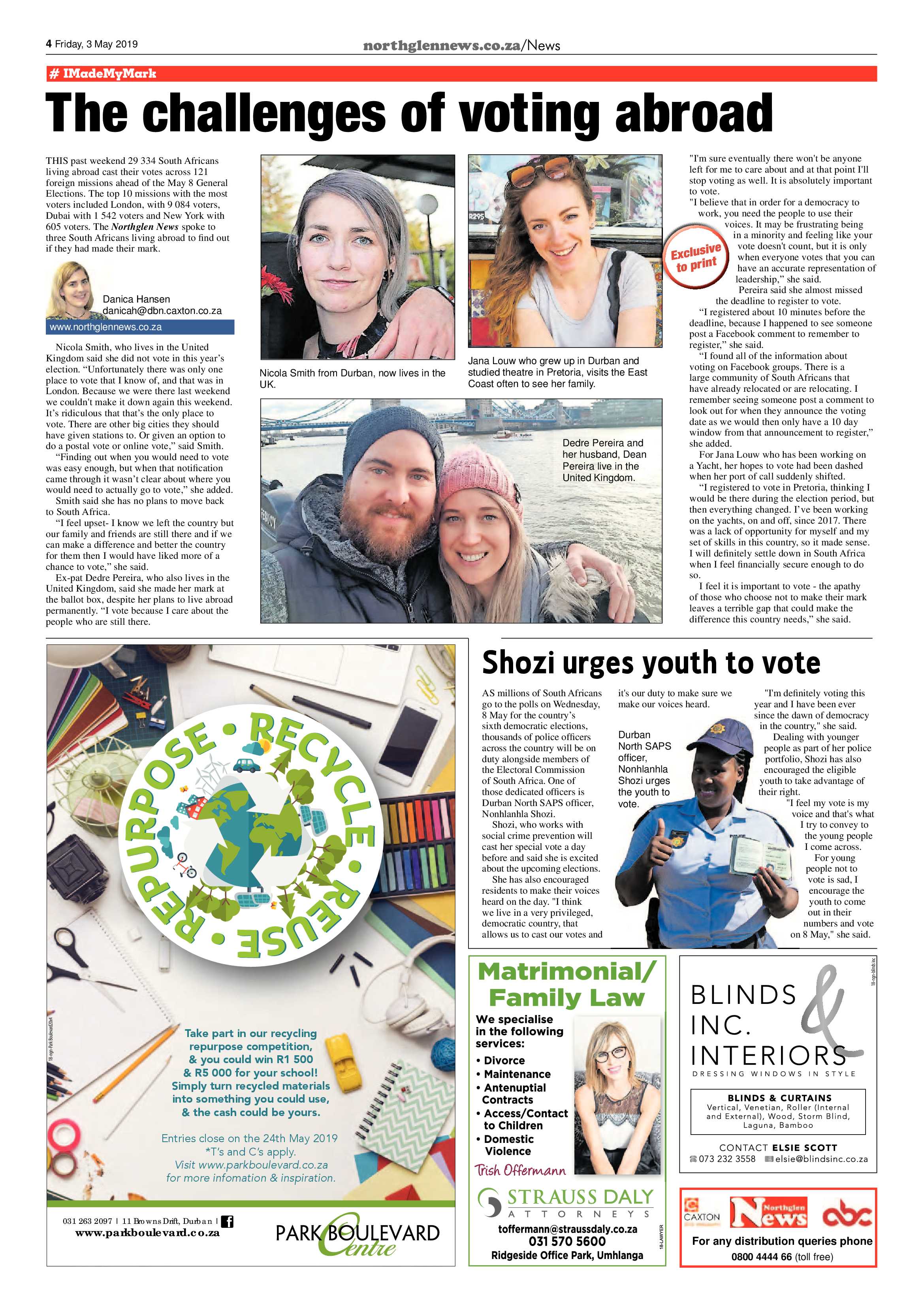 Northglen News 3 May 2019 page 4