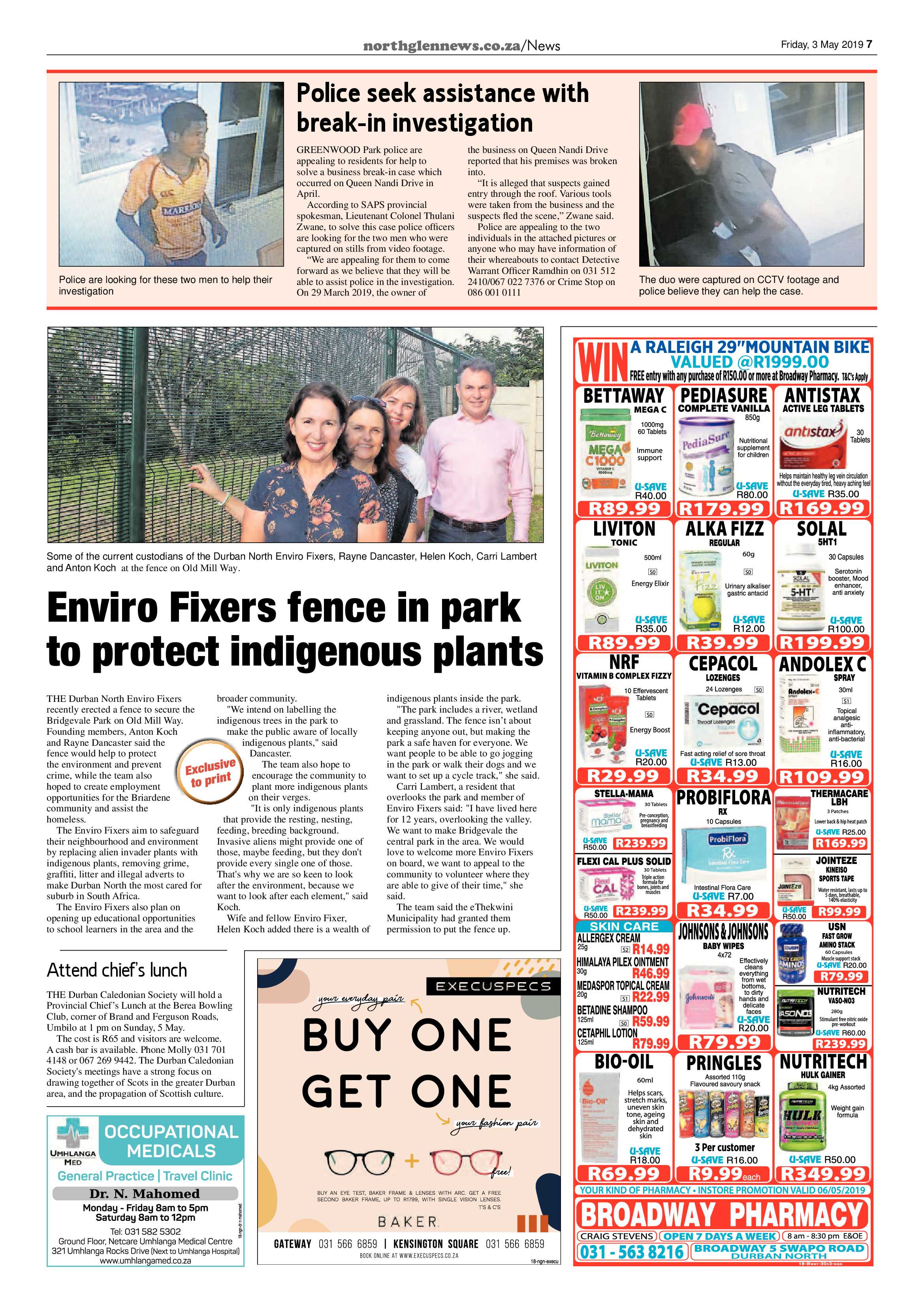 Northglen News 3 May 2019 page 7