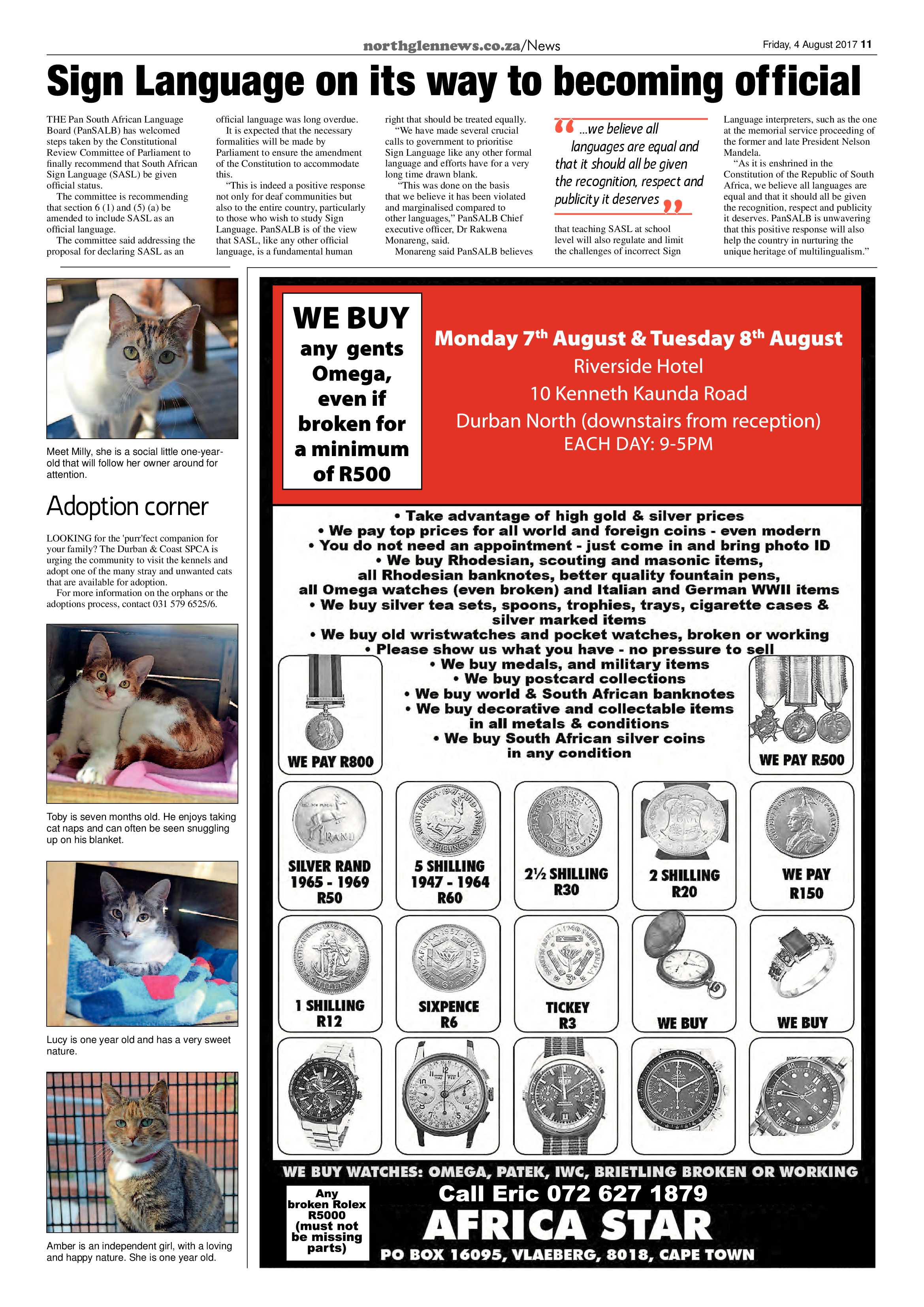 Northglen News 4 August 2017 page 11