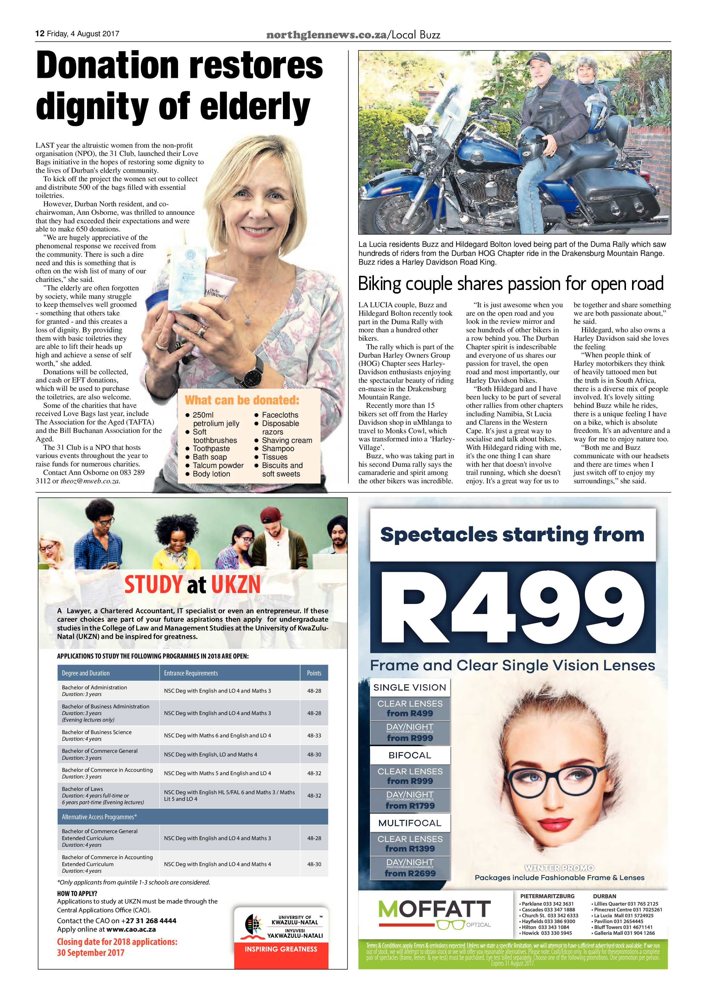 Northglen News 4 August 2017 page 12