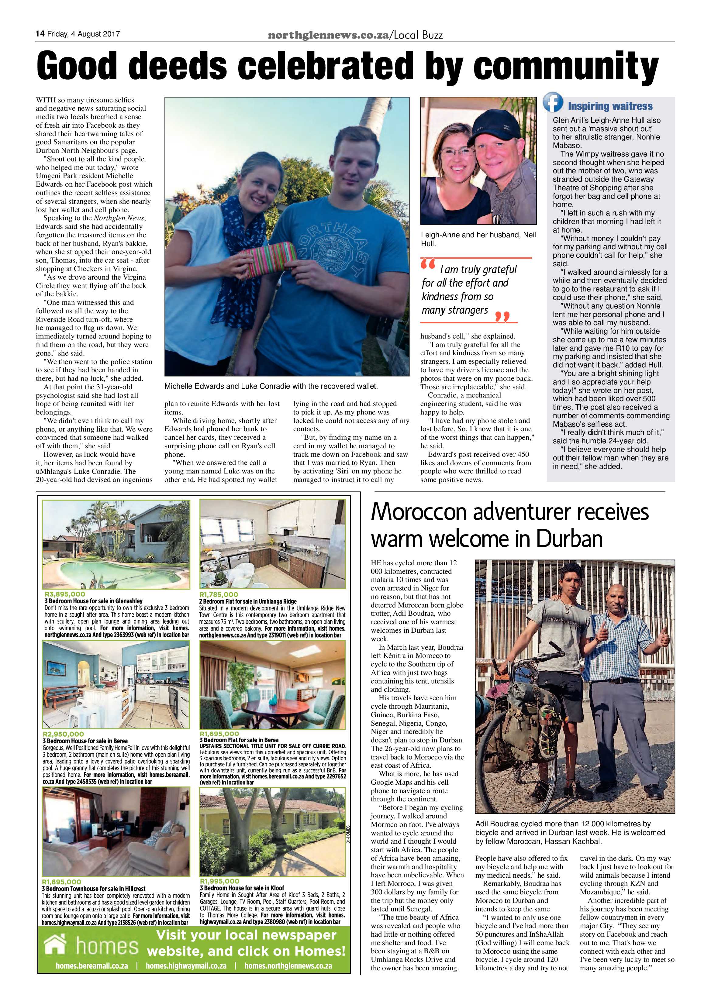 Northglen News 4 August 2017 page 14