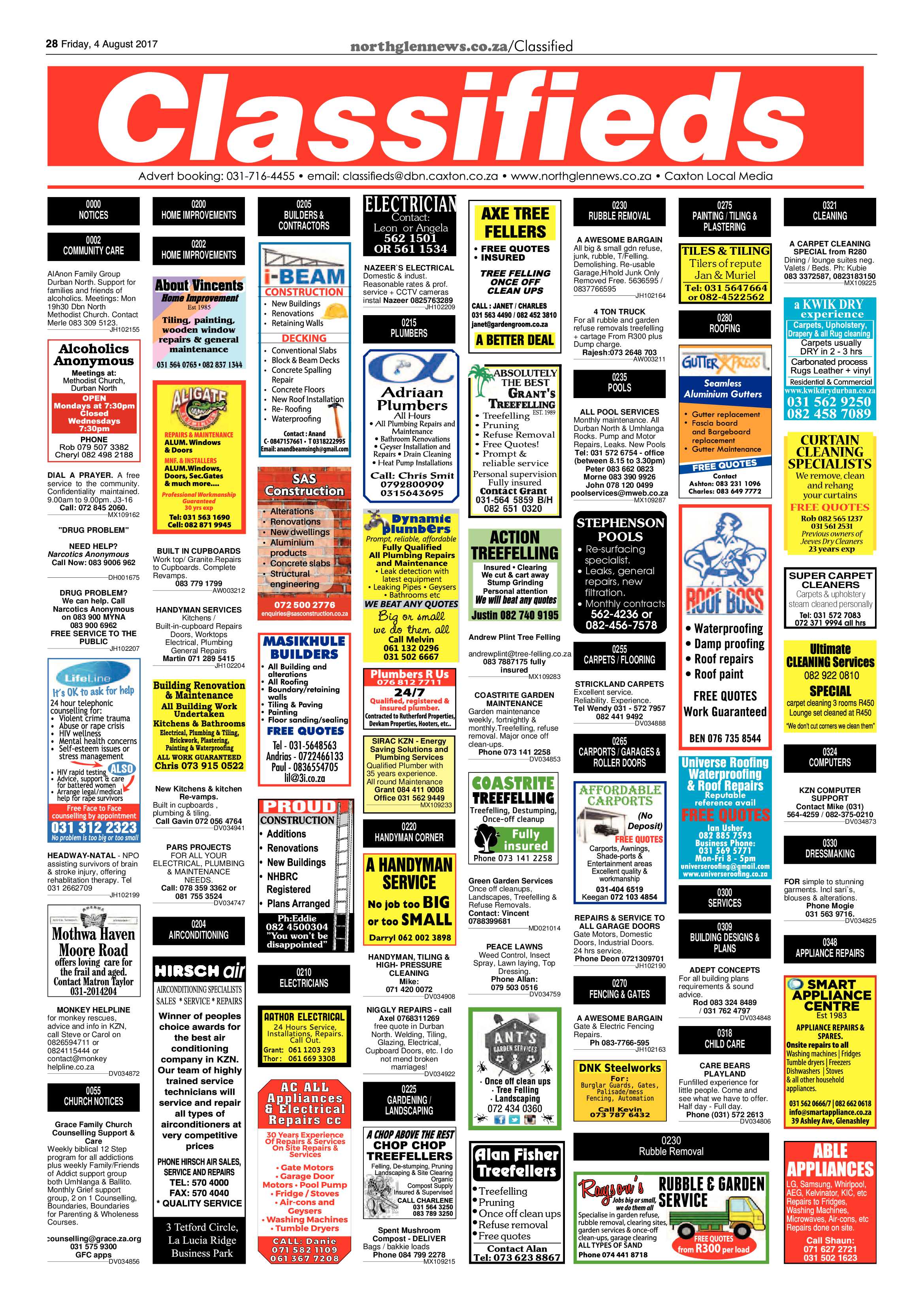Northglen News 4 August 2017 page 28
