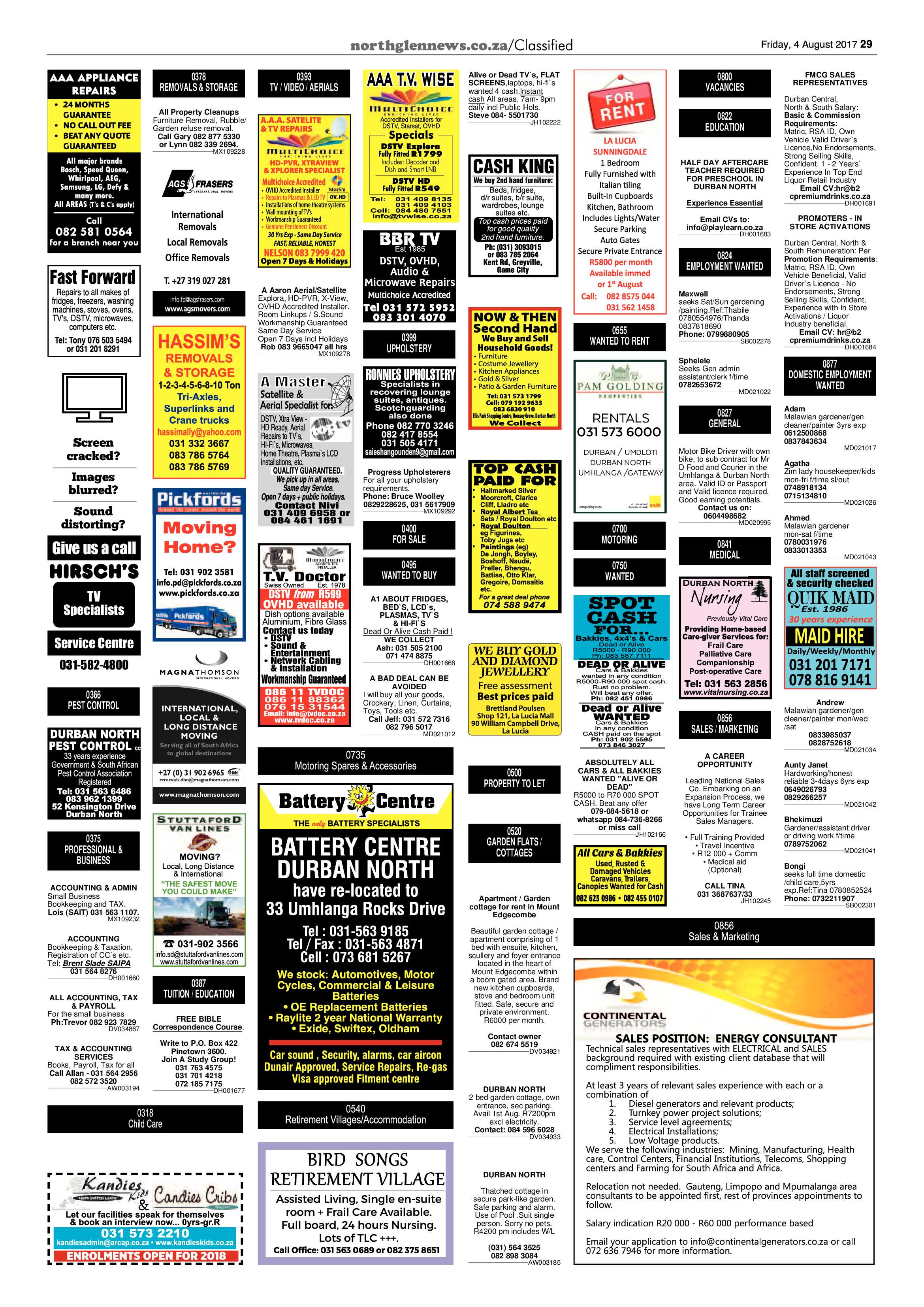 Northglen News 4 August 2017 page 29