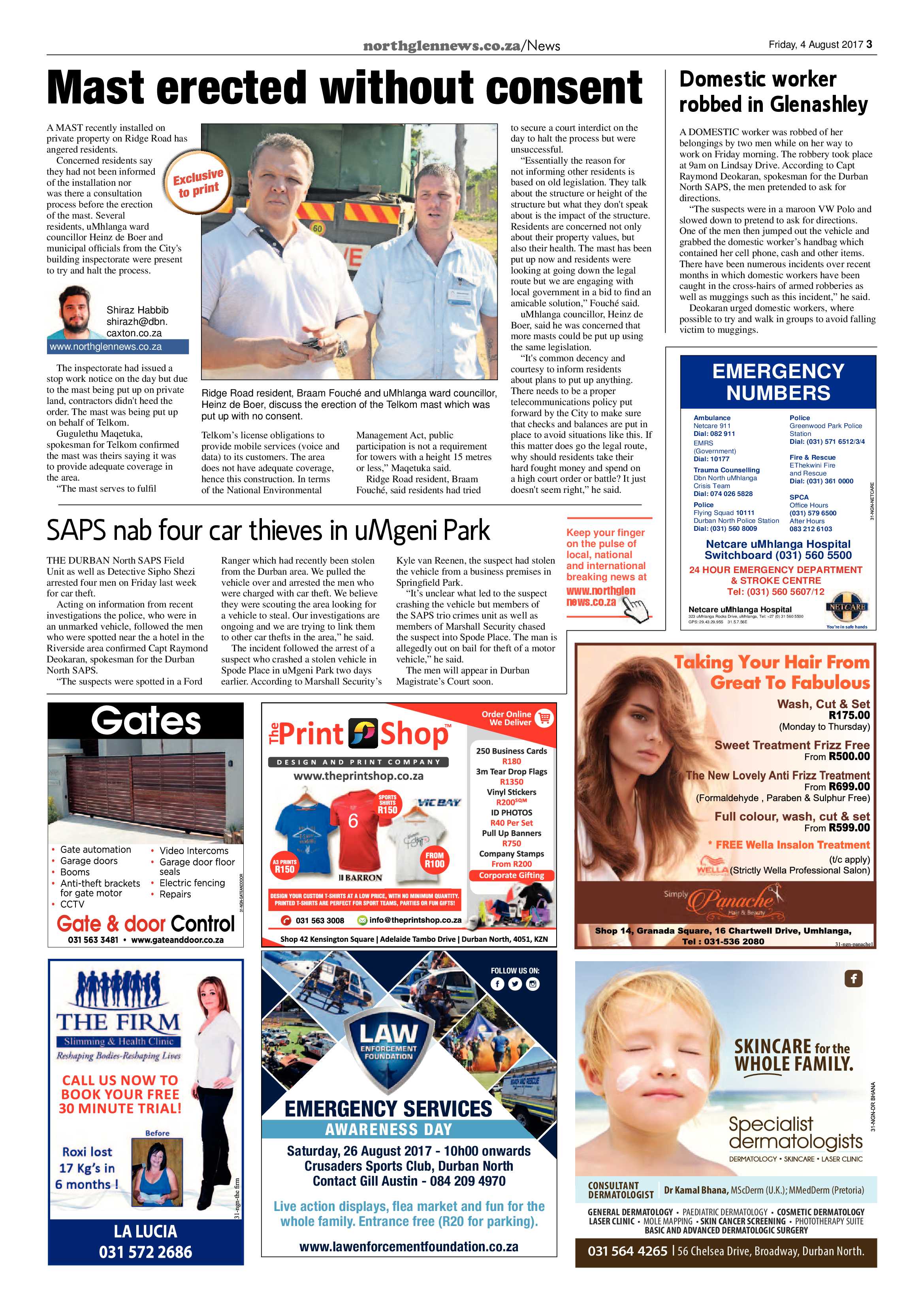 Northglen News 4 August 2017 page 3