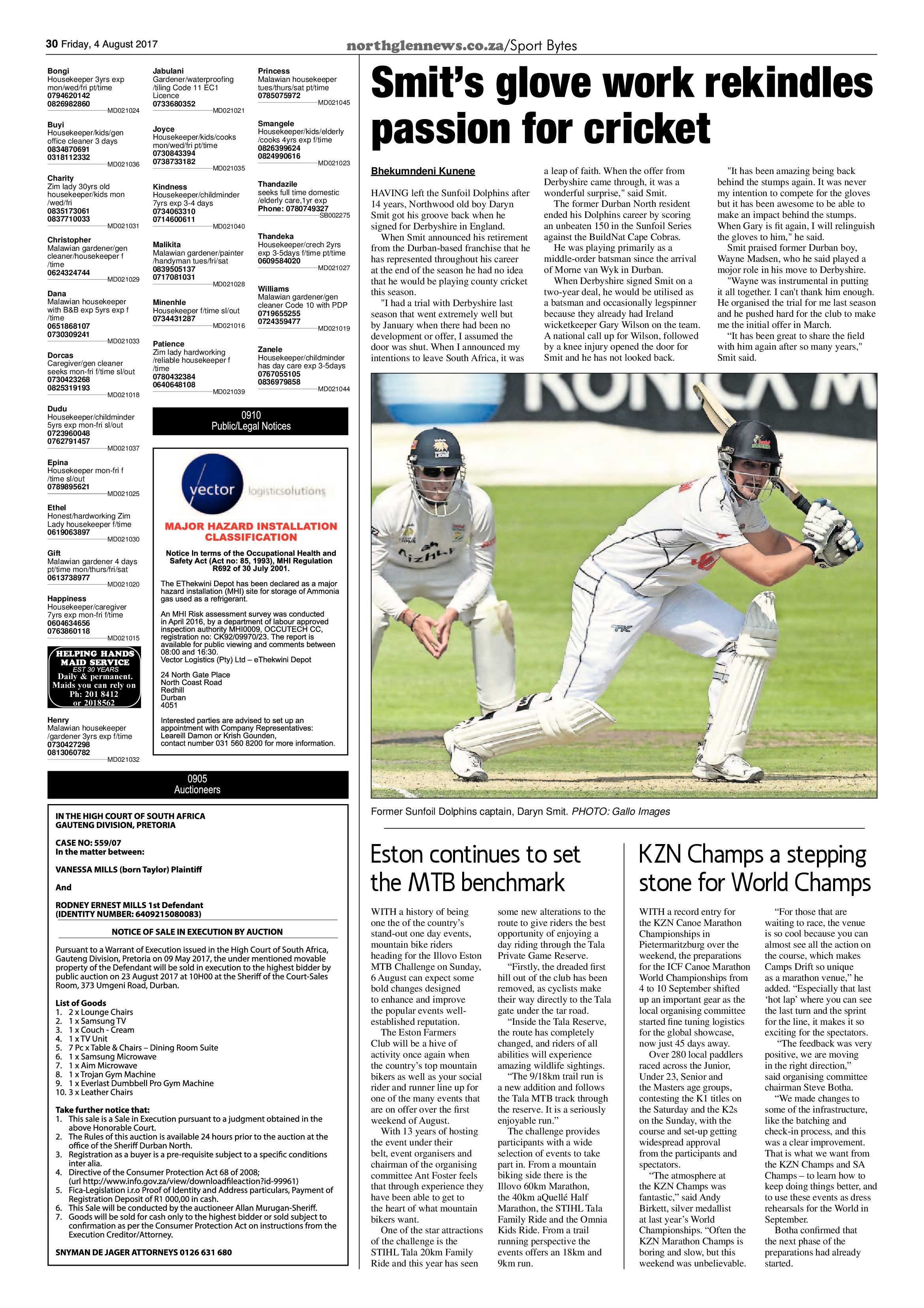 Northglen News 4 August 2017 page 30