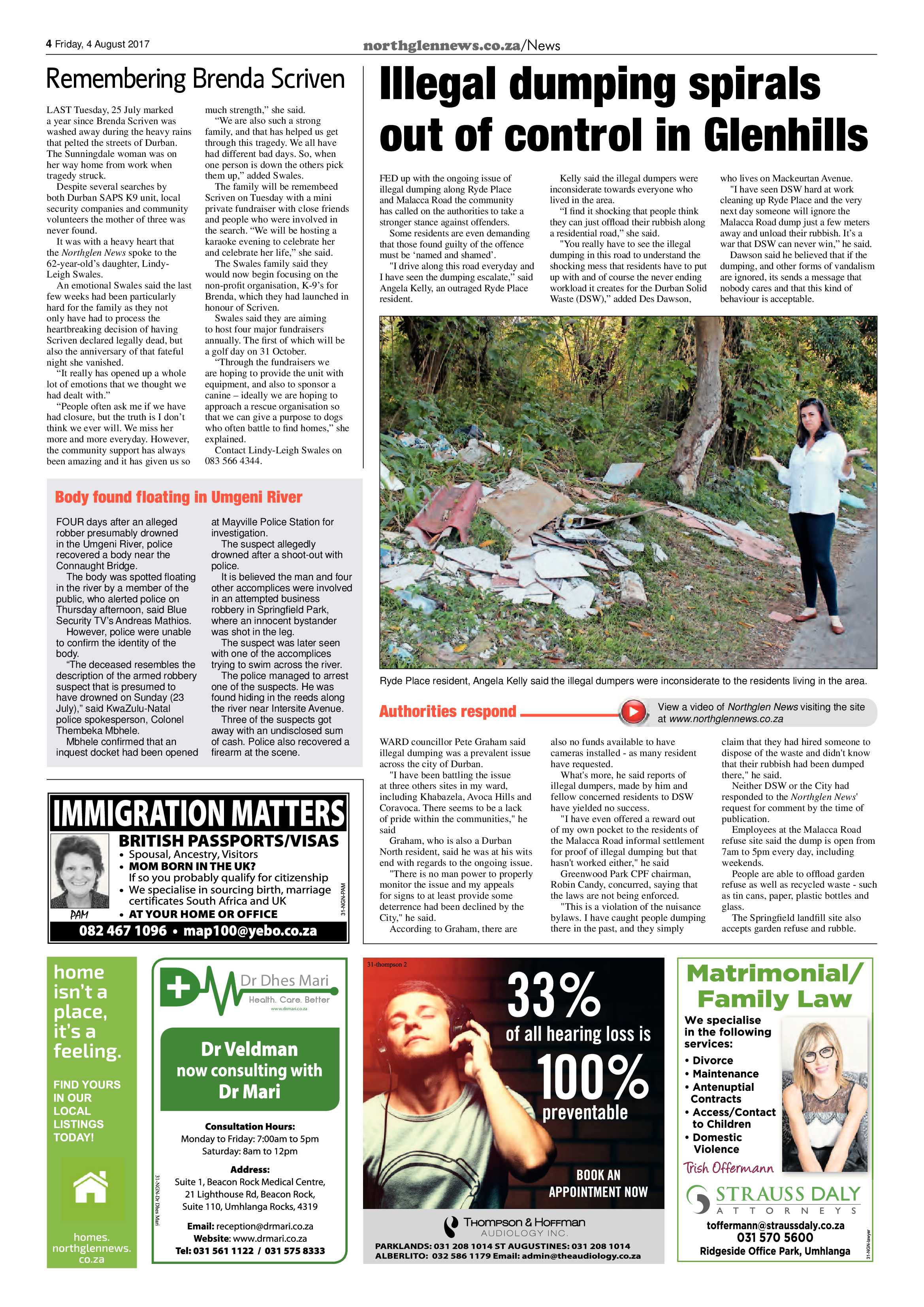 Northglen News 4 August 2017 page 4