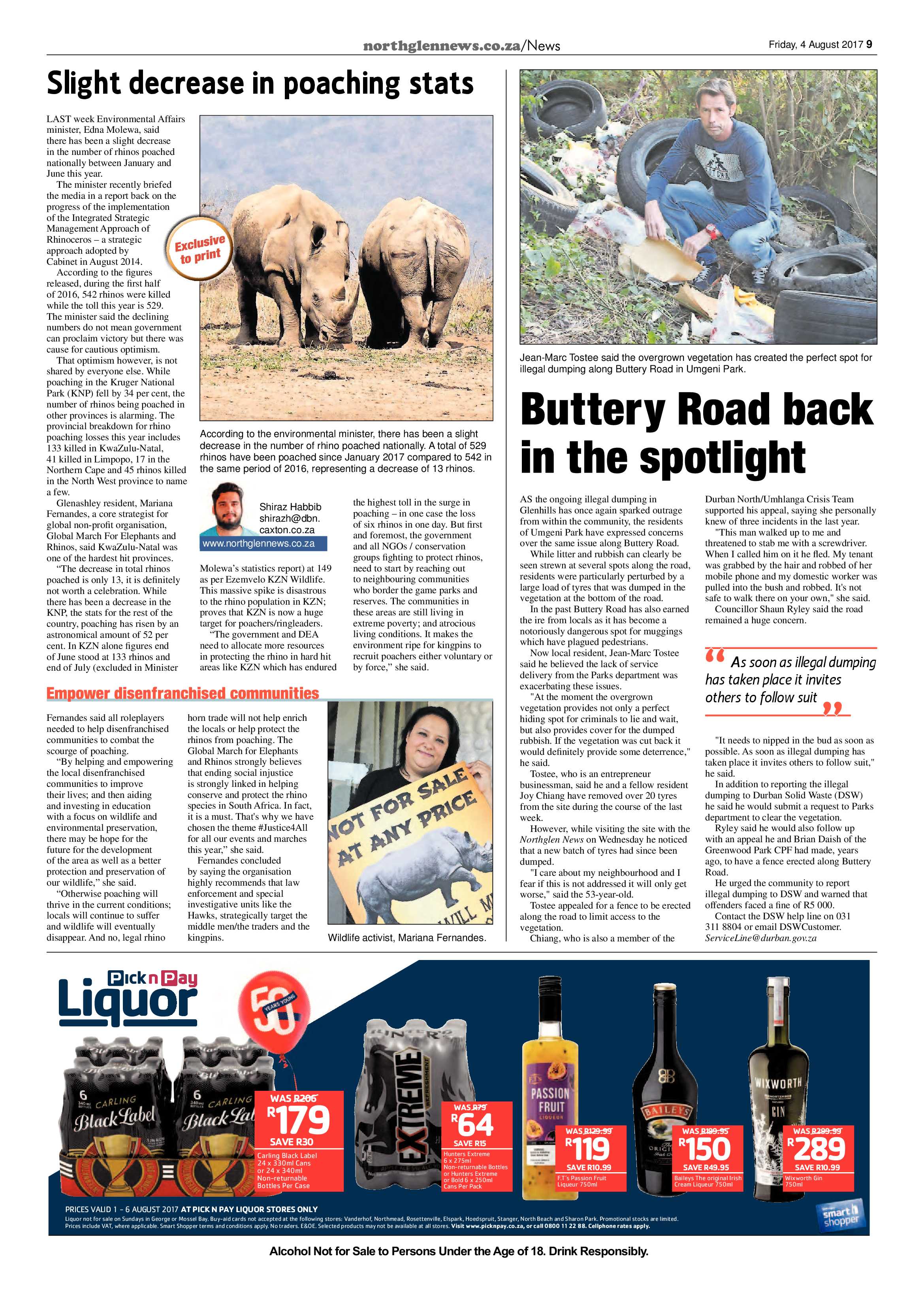 Northglen News 4 August 2017 page 9