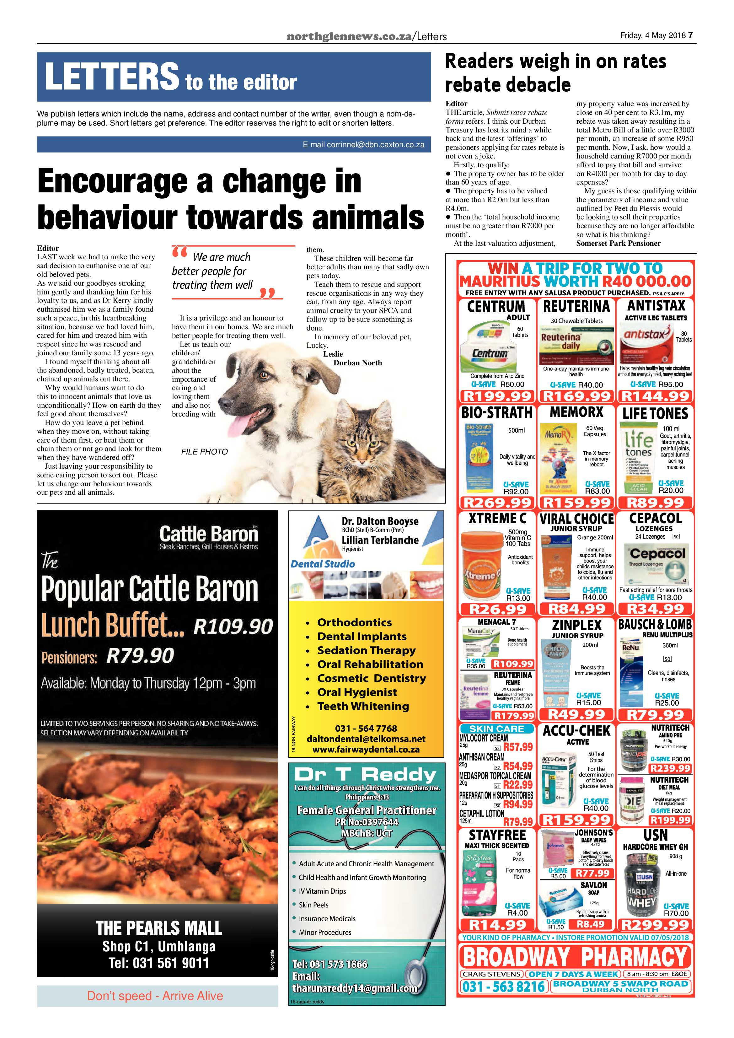 Northglen News 4 May 2018 page 7