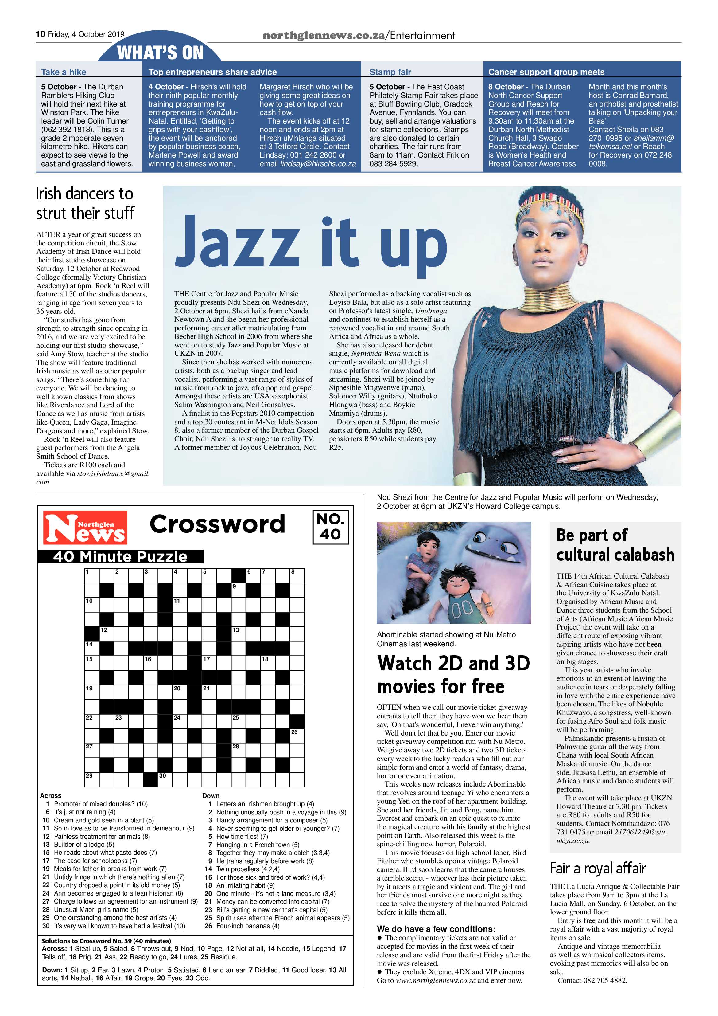 Northglen News 4 October 2019 page 10