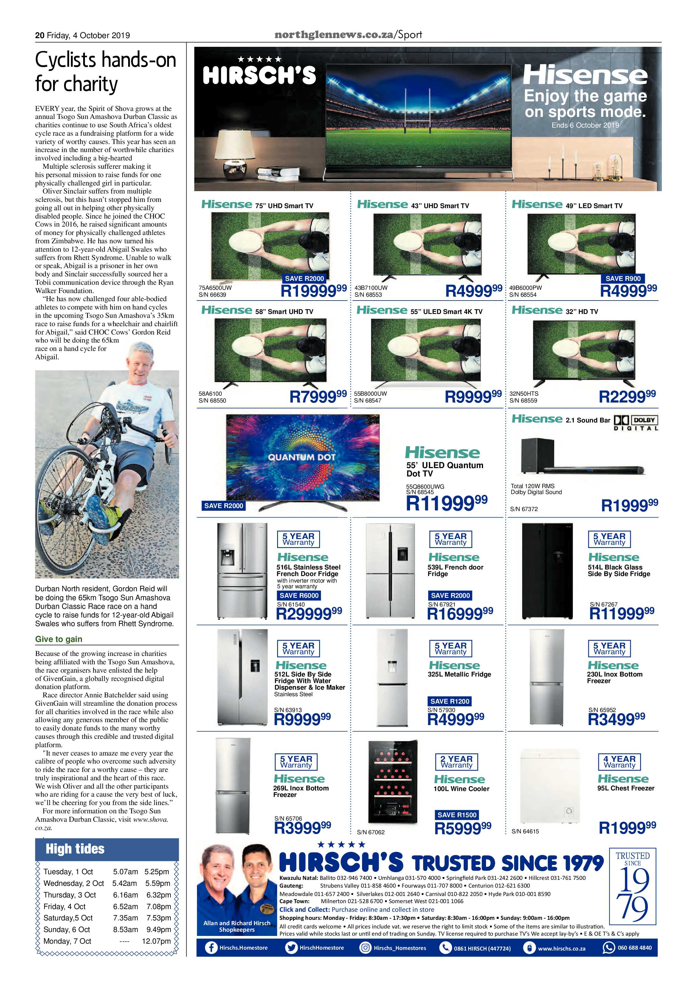 Northglen News 4 October 2019 page 20