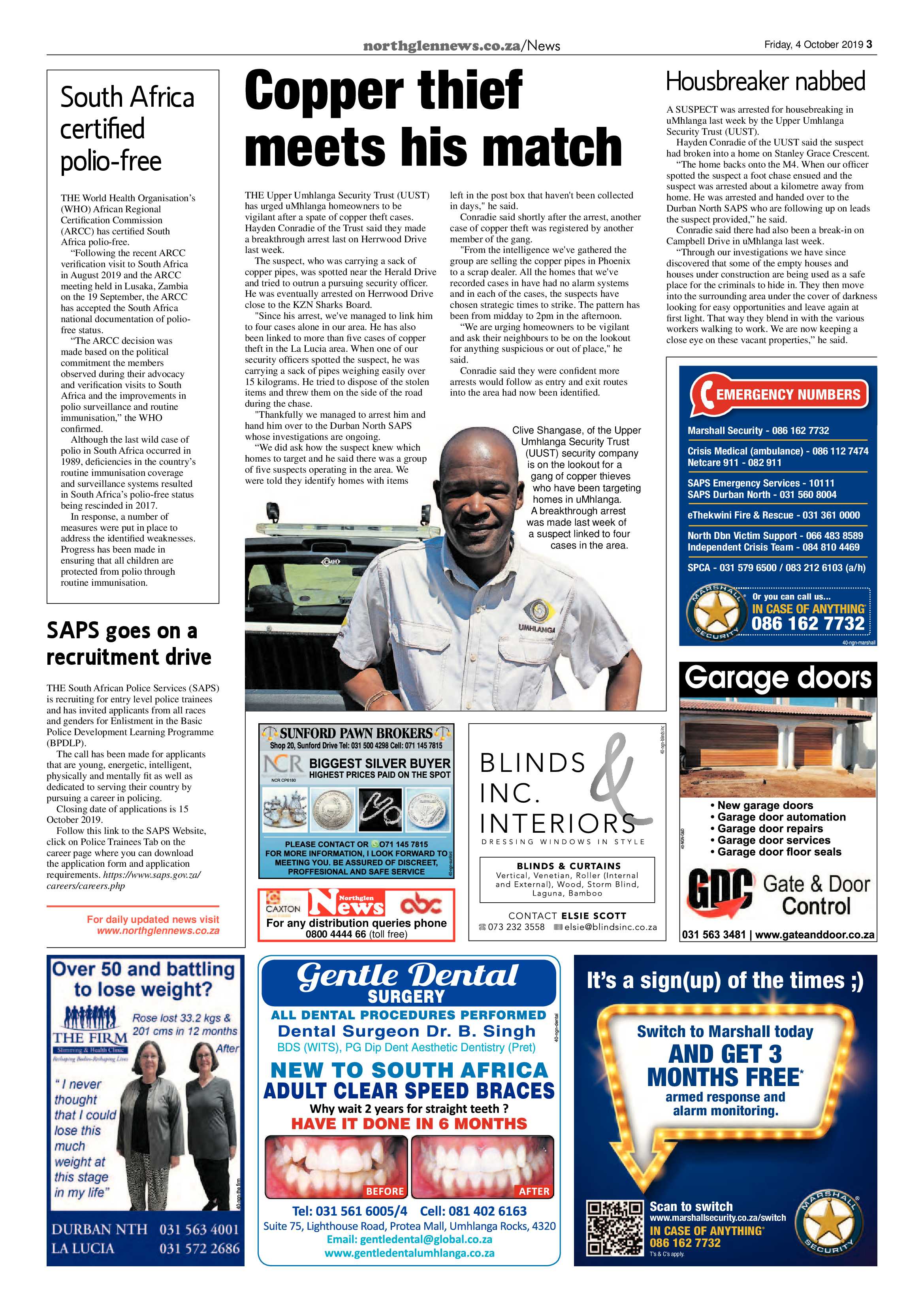 Northglen News 4 October 2019 page 3
