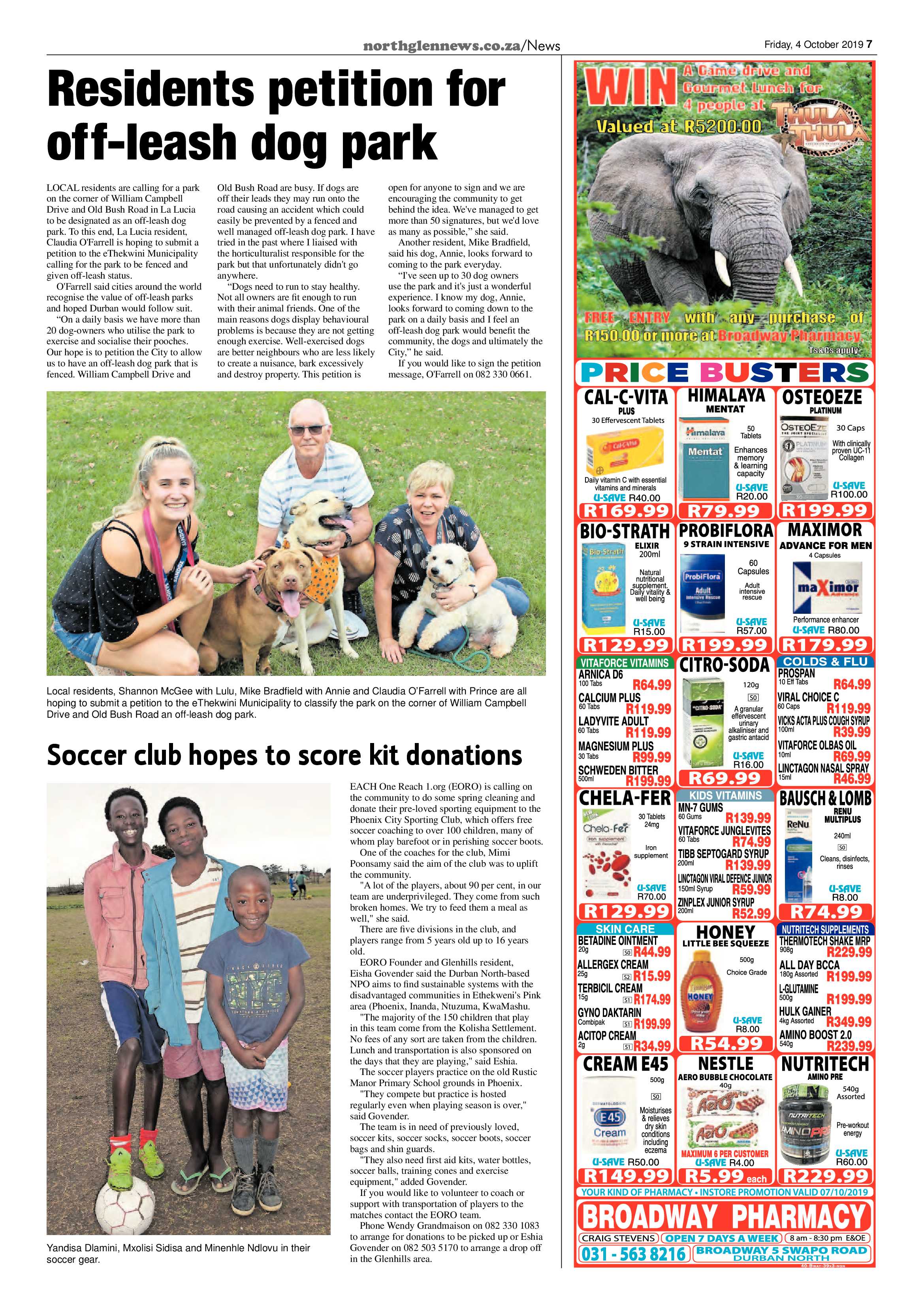 Northglen News 4 October 2019 page 7