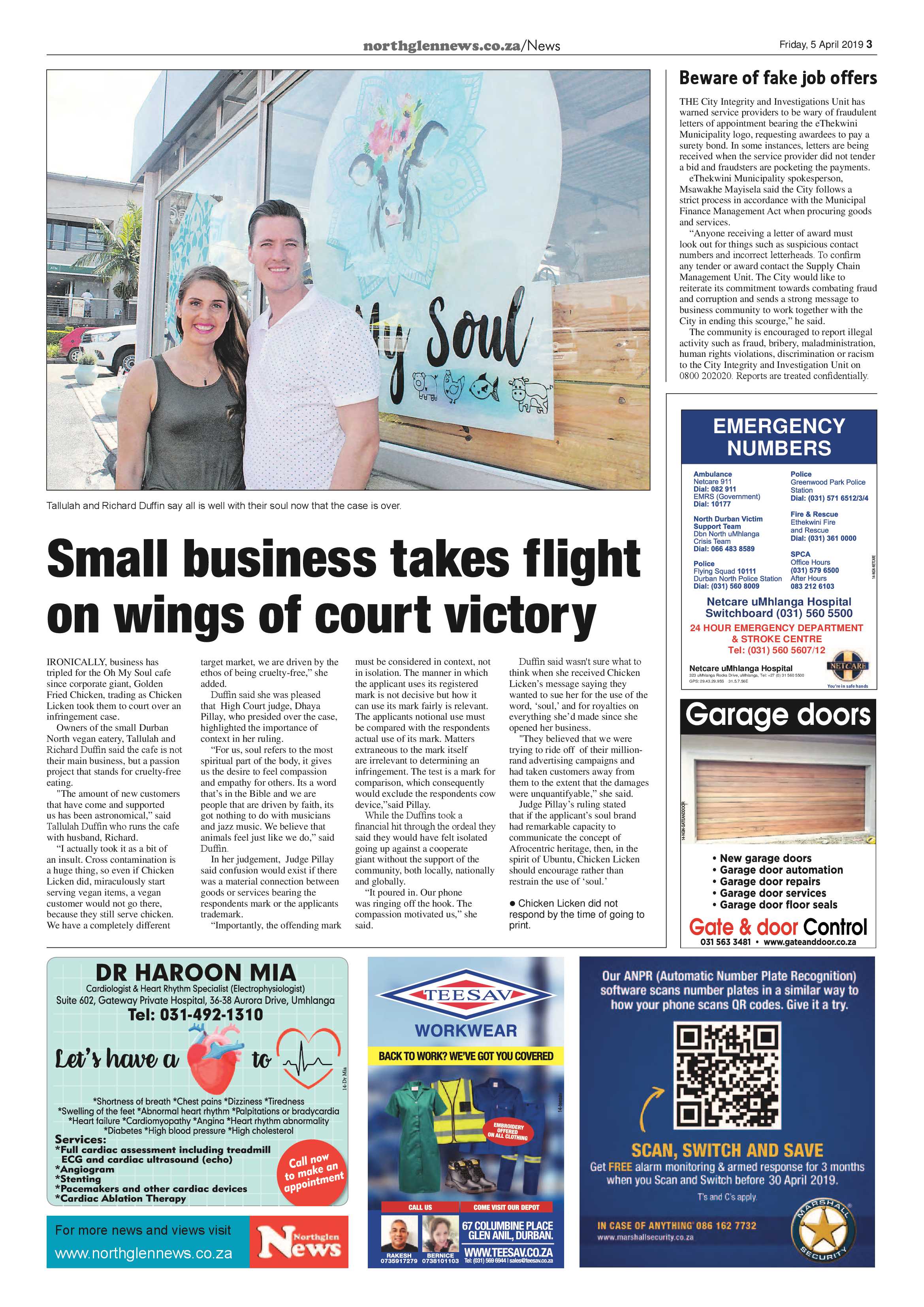 Northglen News 5 April 2019 page 3
